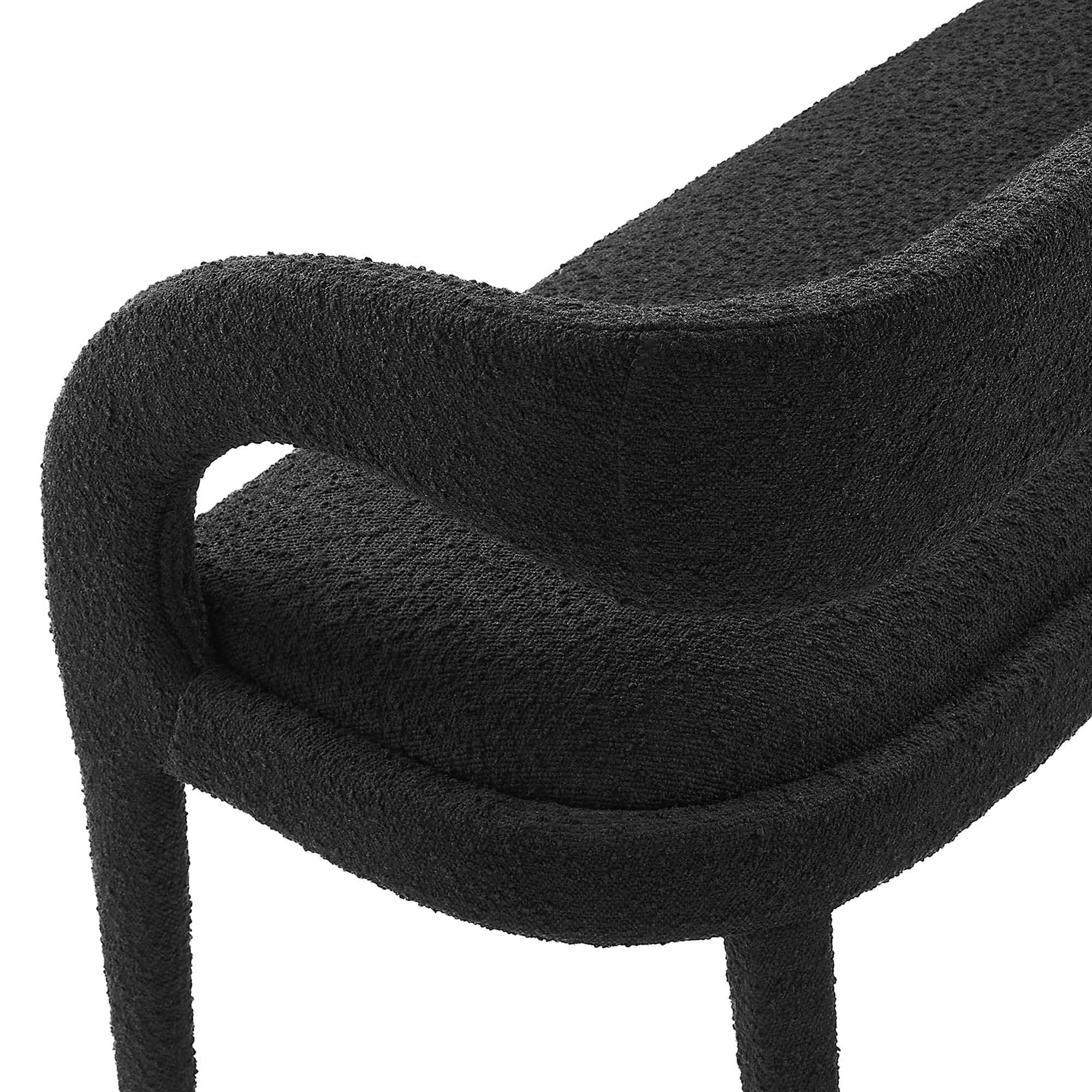 Pinnacle Boucle Fabric Accent Bench by Modway - Best Buy Furniture