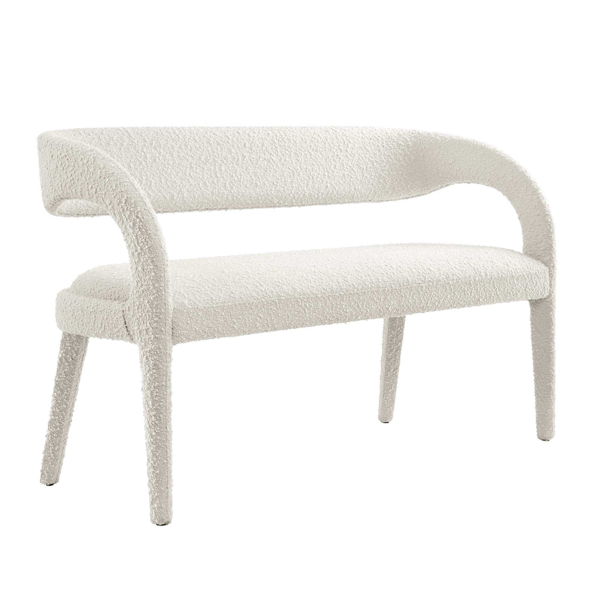 Pinnacle Boucle Fabric Accent Bench by Modway - Best Buy Furniture