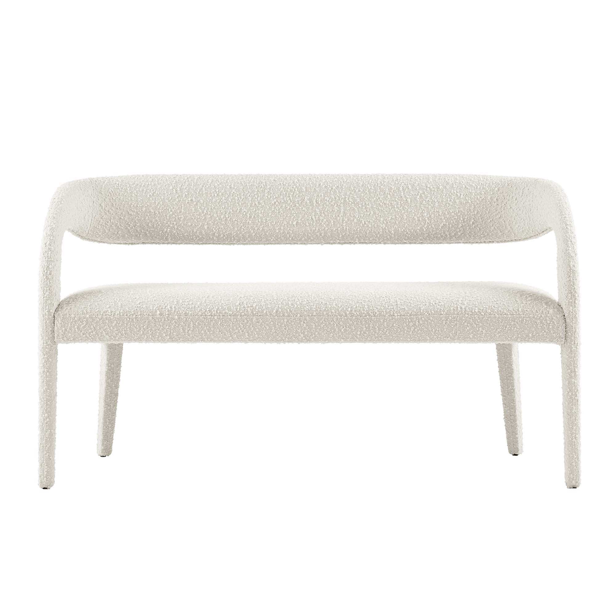 Pinnacle Boucle Fabric Accent Bench by Modway - Best Buy Furniture