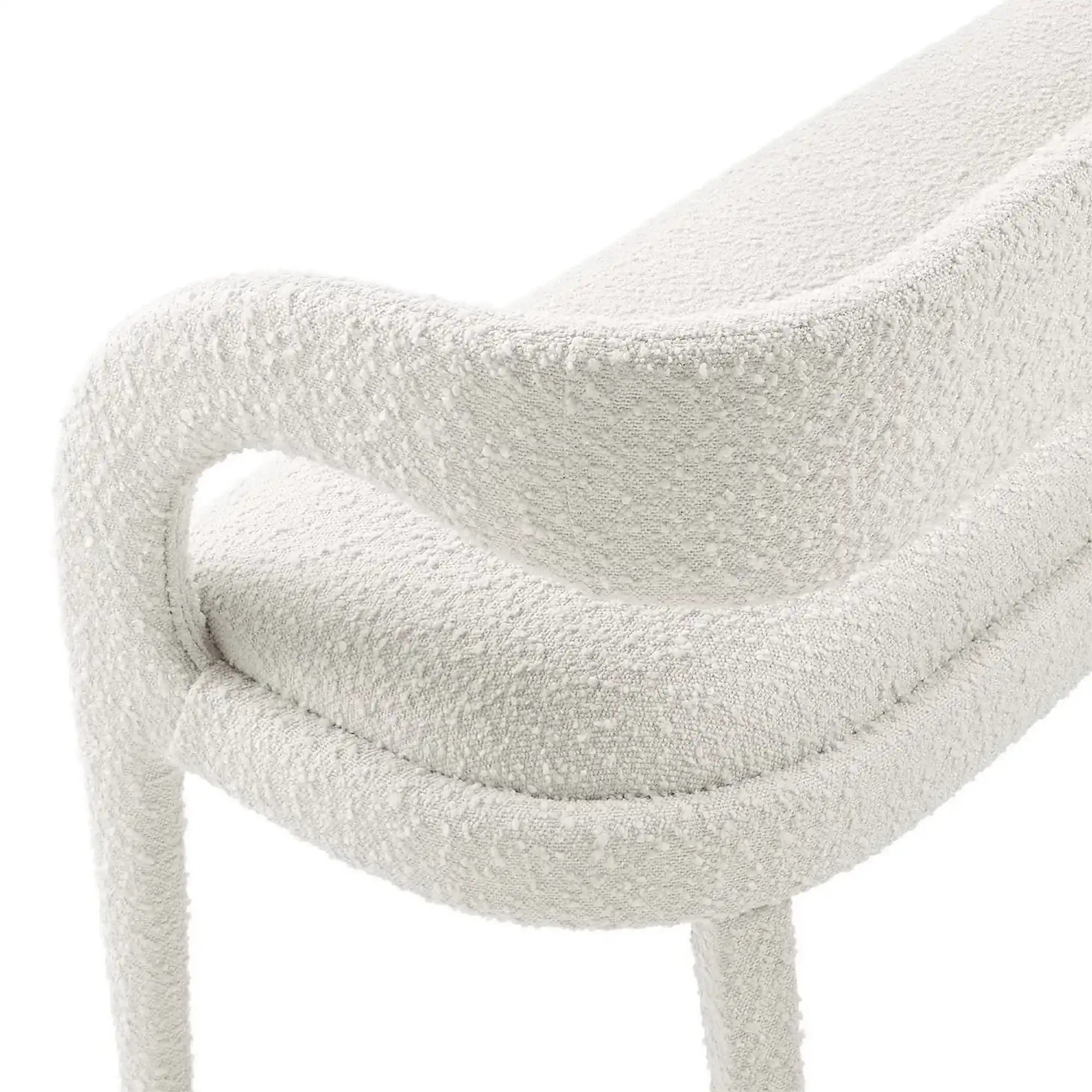 Pinnacle Boucle Fabric Accent Bench by Modway - Best Buy Furniture