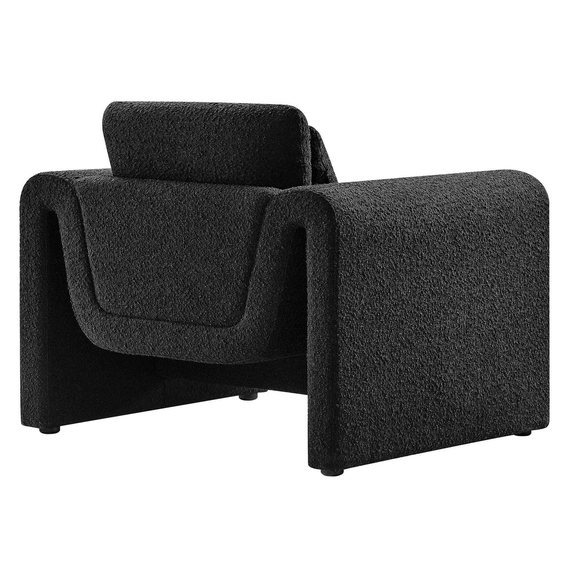 Waverly Boucle Upholstered Armchair by Modway - Best Buy Furniture