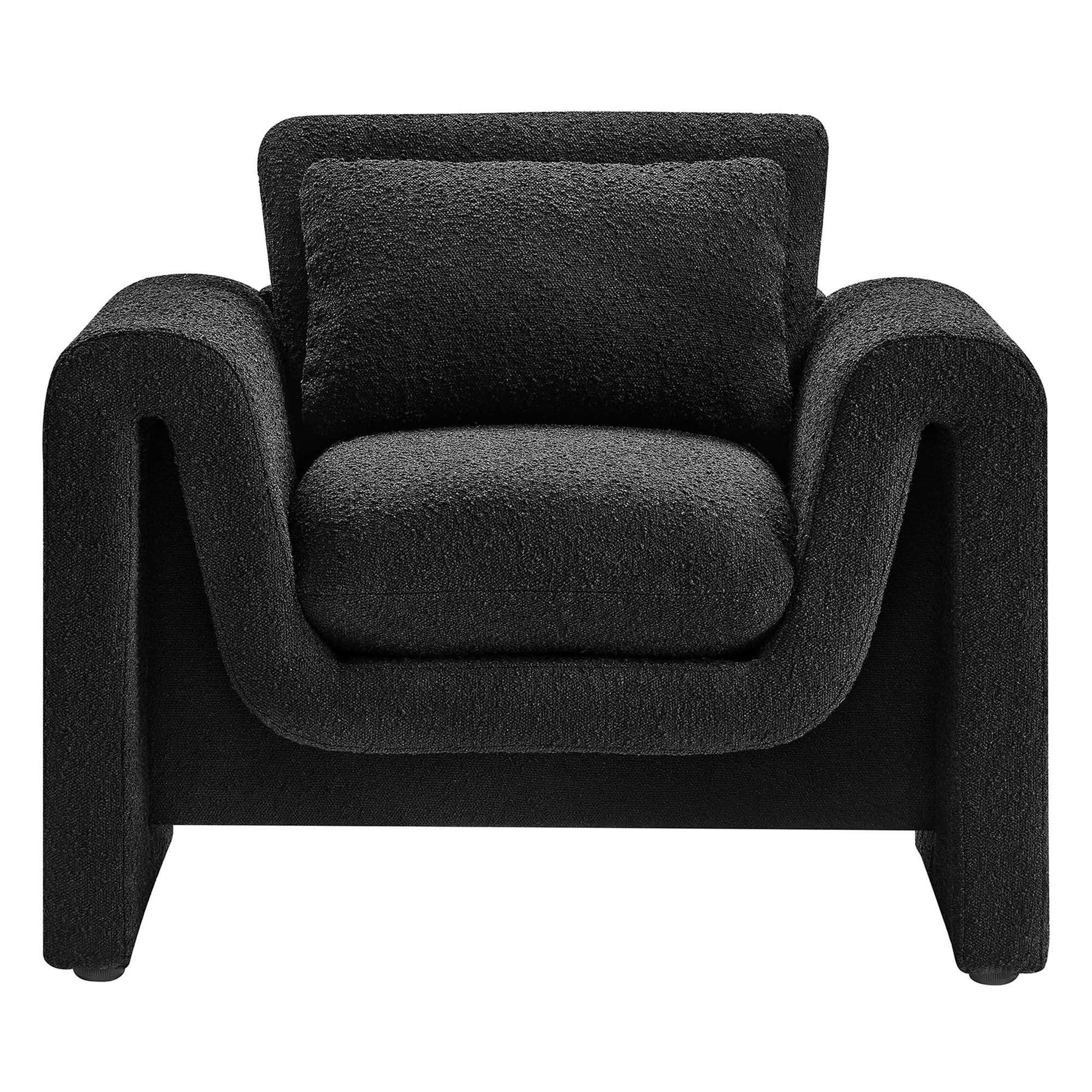 Waverly Boucle Upholstered Armchair by Modway - Best Buy Furniture