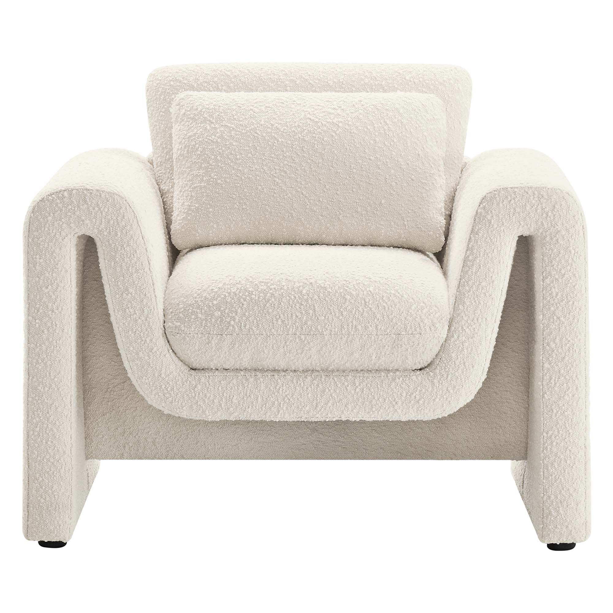 Waverly Boucle Upholstered Armchair by Modway - Best Buy Furniture
