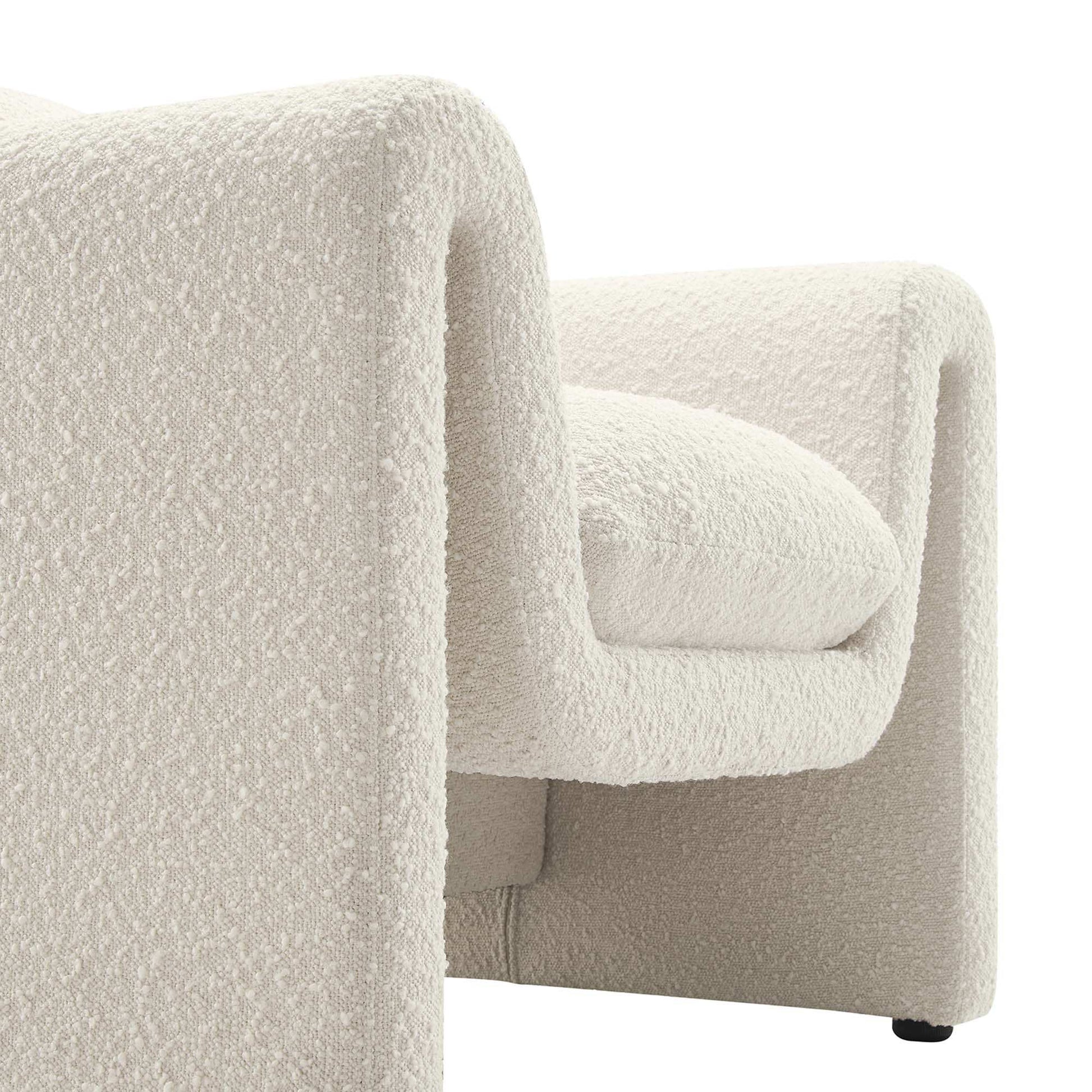Waverly Boucle Upholstered Armchair by Modway - Best Buy Furniture