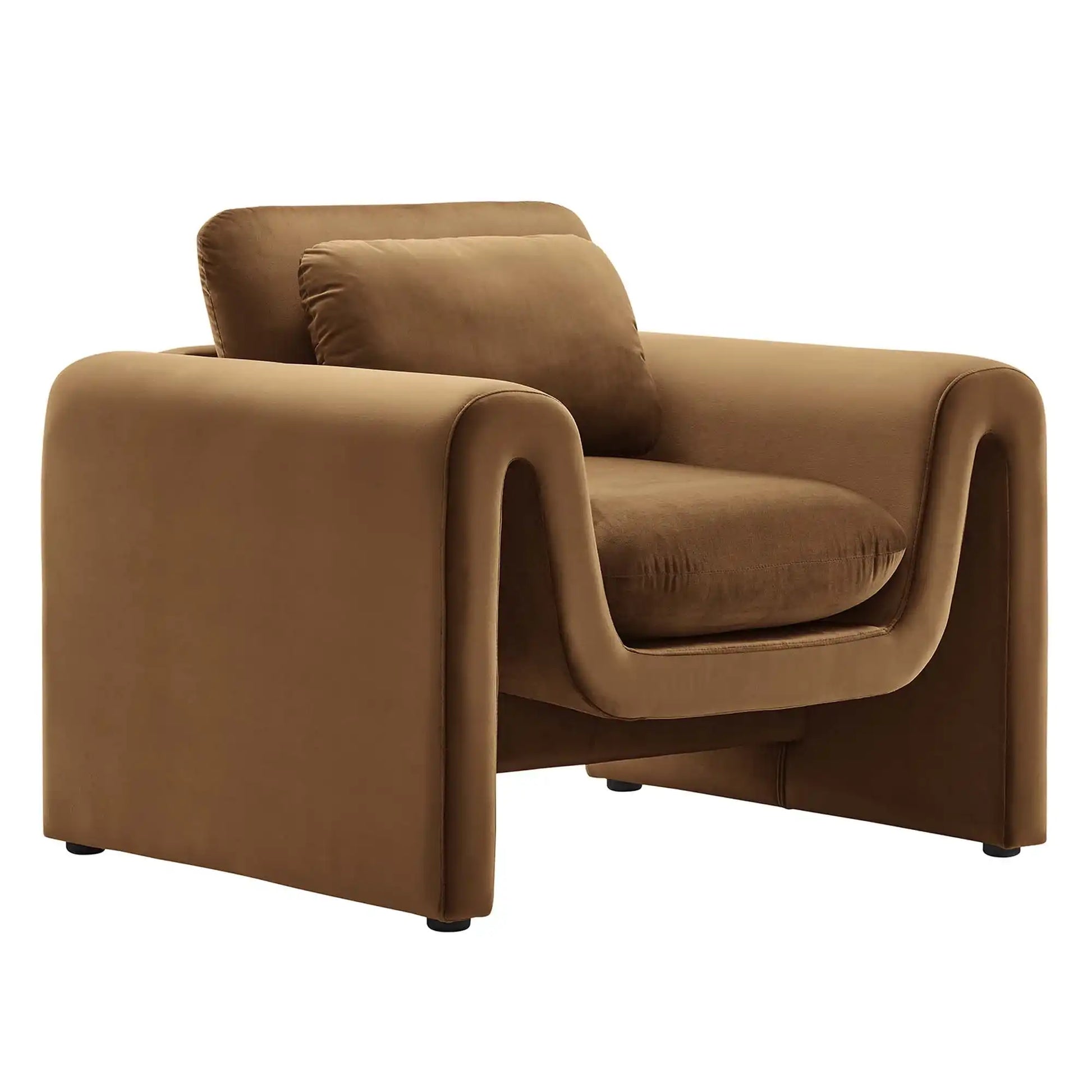 Waverly Performance Velvet Armchair by Modway - Best Buy Furniture