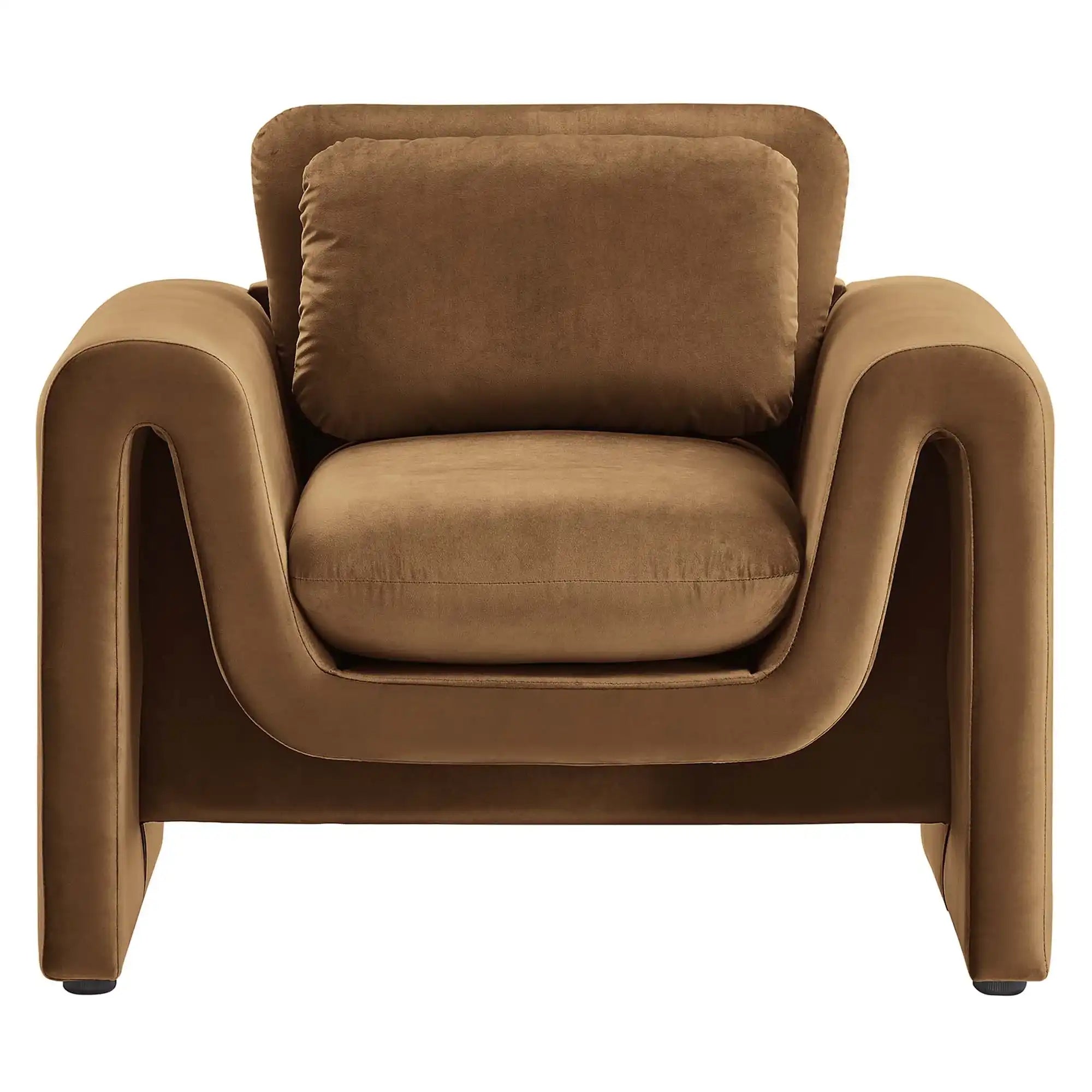 Waverly Performance Velvet Armchair by Modway - Best Buy Furniture