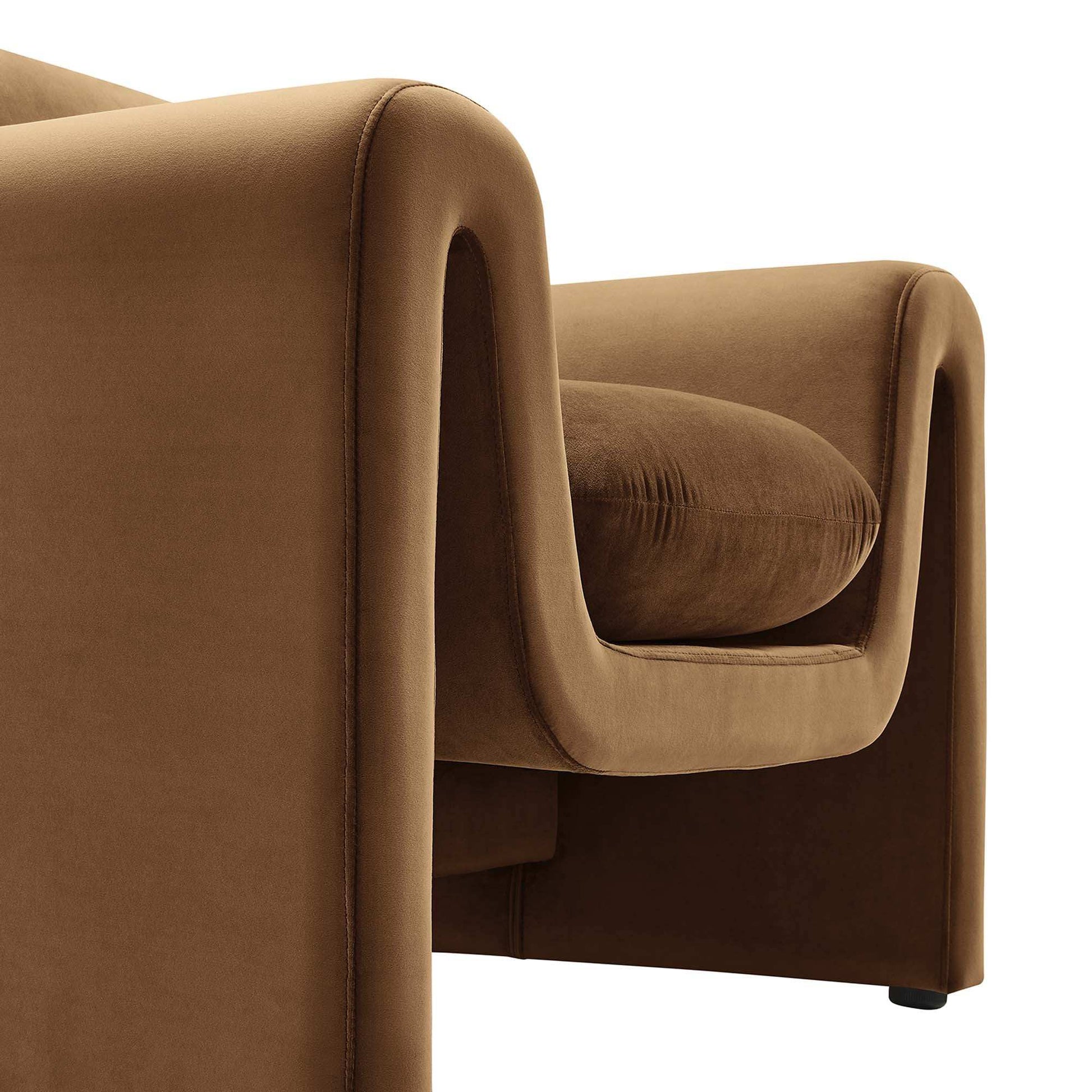 Waverly Performance Velvet Armchair by Modway - Best Buy Furniture