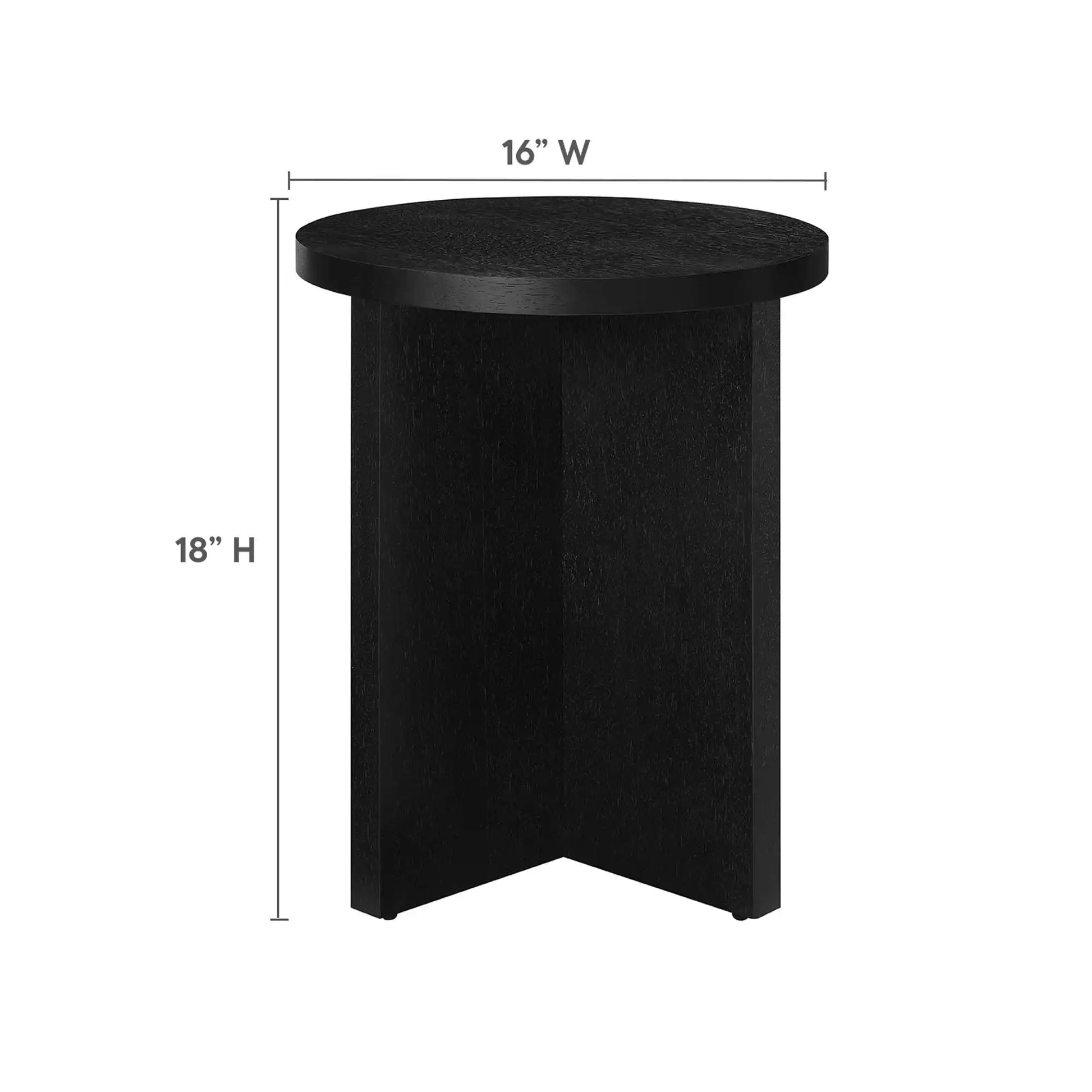 Silas Round Wood Side Table by Modway - Best Buy Furniture