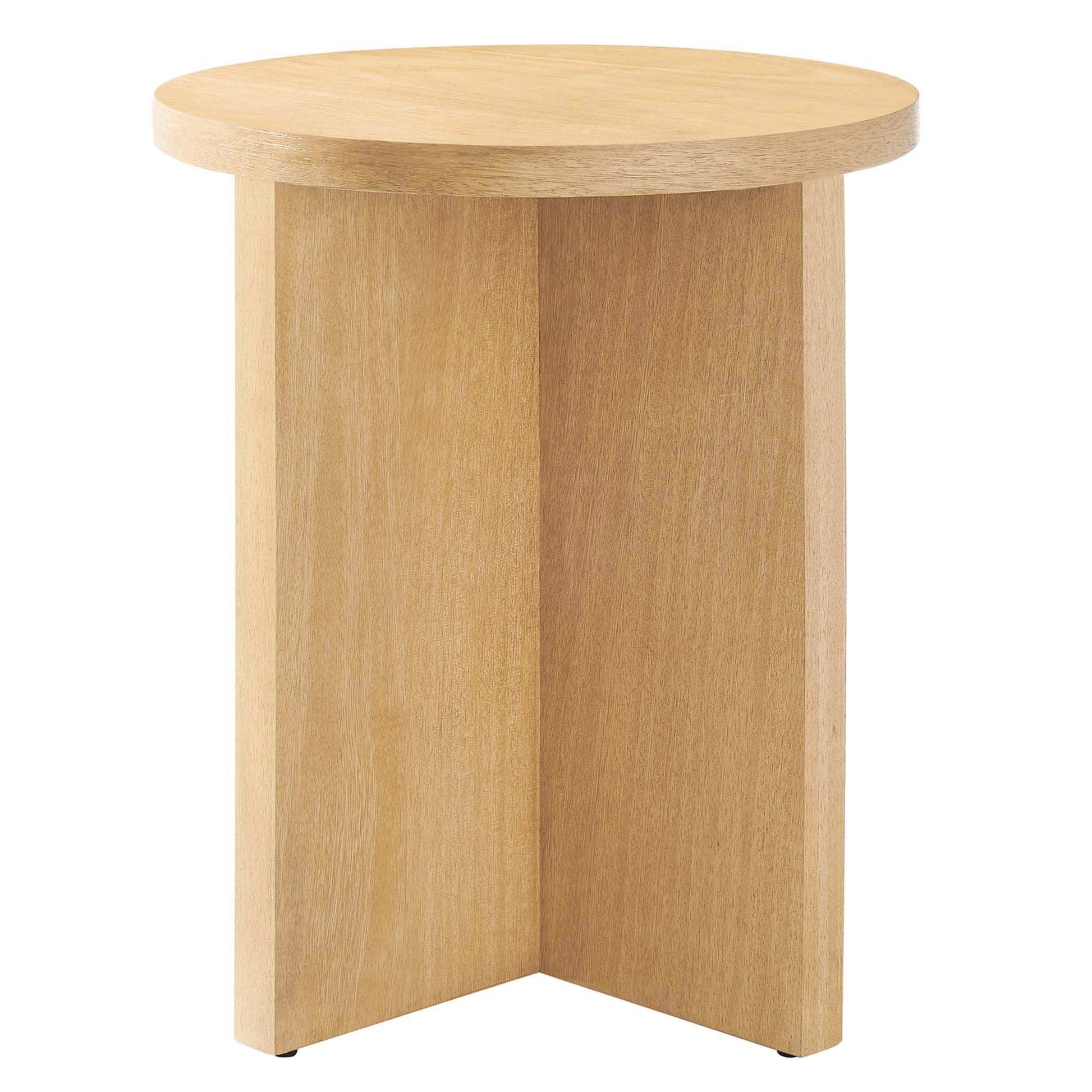 Silas Round Wood Side Table by Modway - Best Buy Furniture