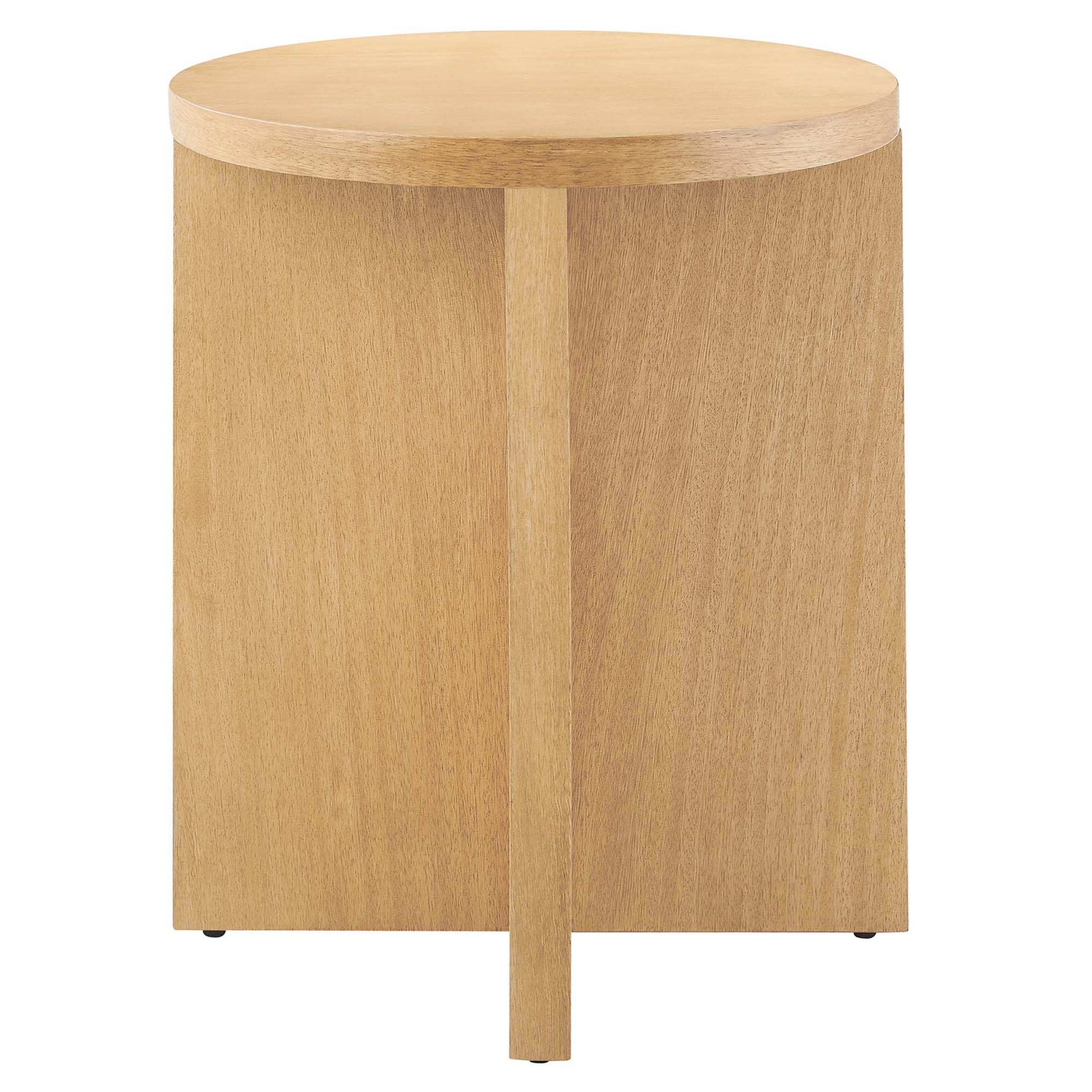 Silas Round Wood Side Table by Modway - Best Buy Furniture
