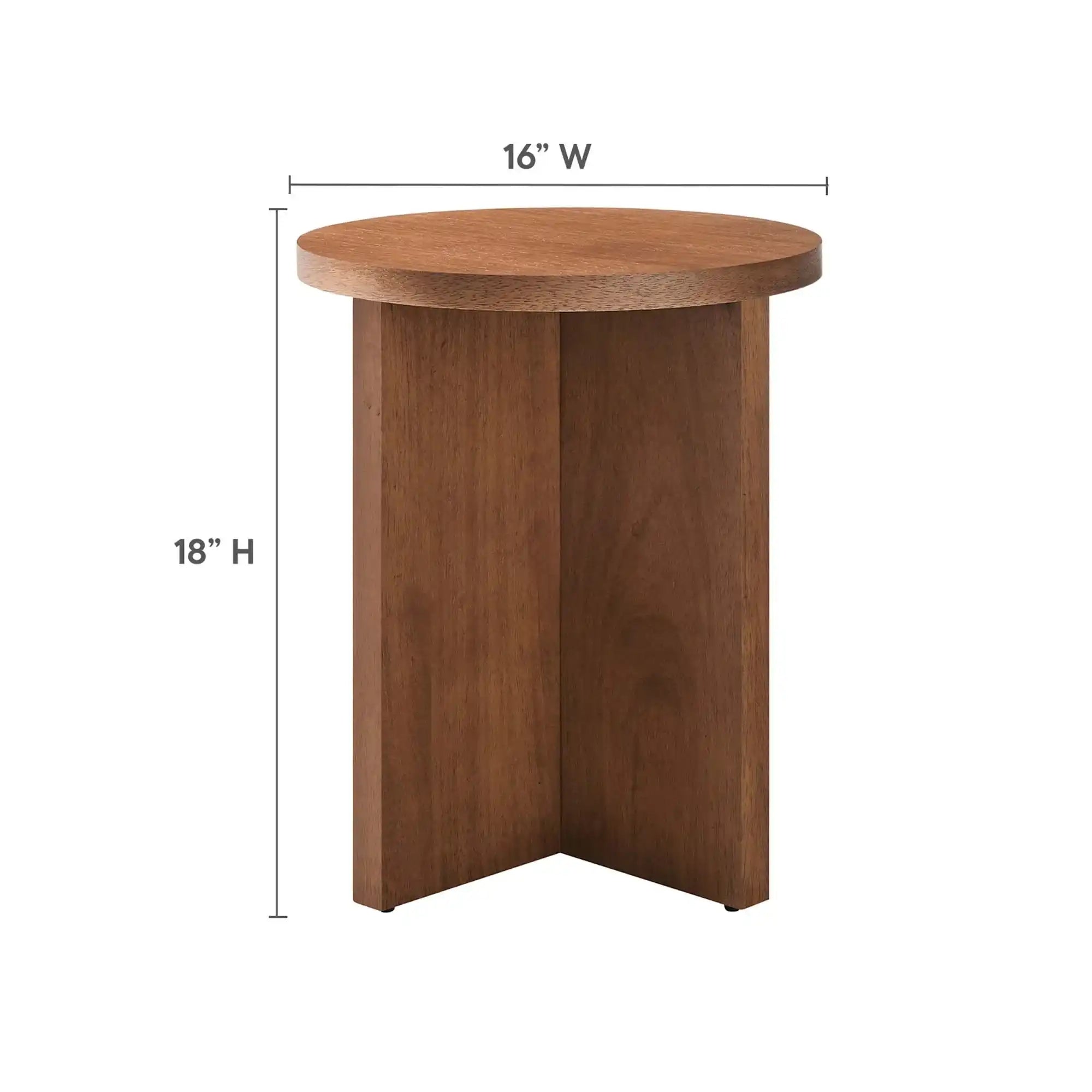 Silas Round Wood Side Table by Modway - Best Buy Furniture