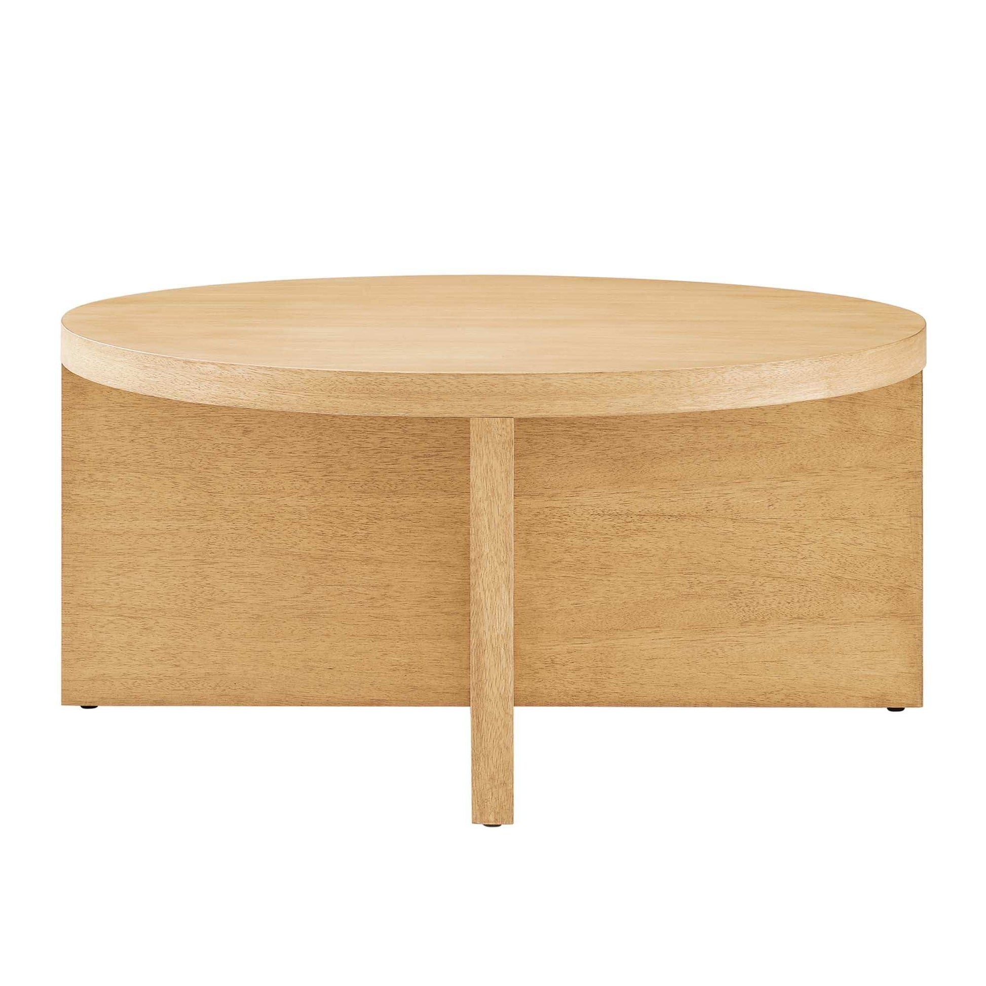 Silas Round Wood Coffee Table by Modway - Best Buy Furniture