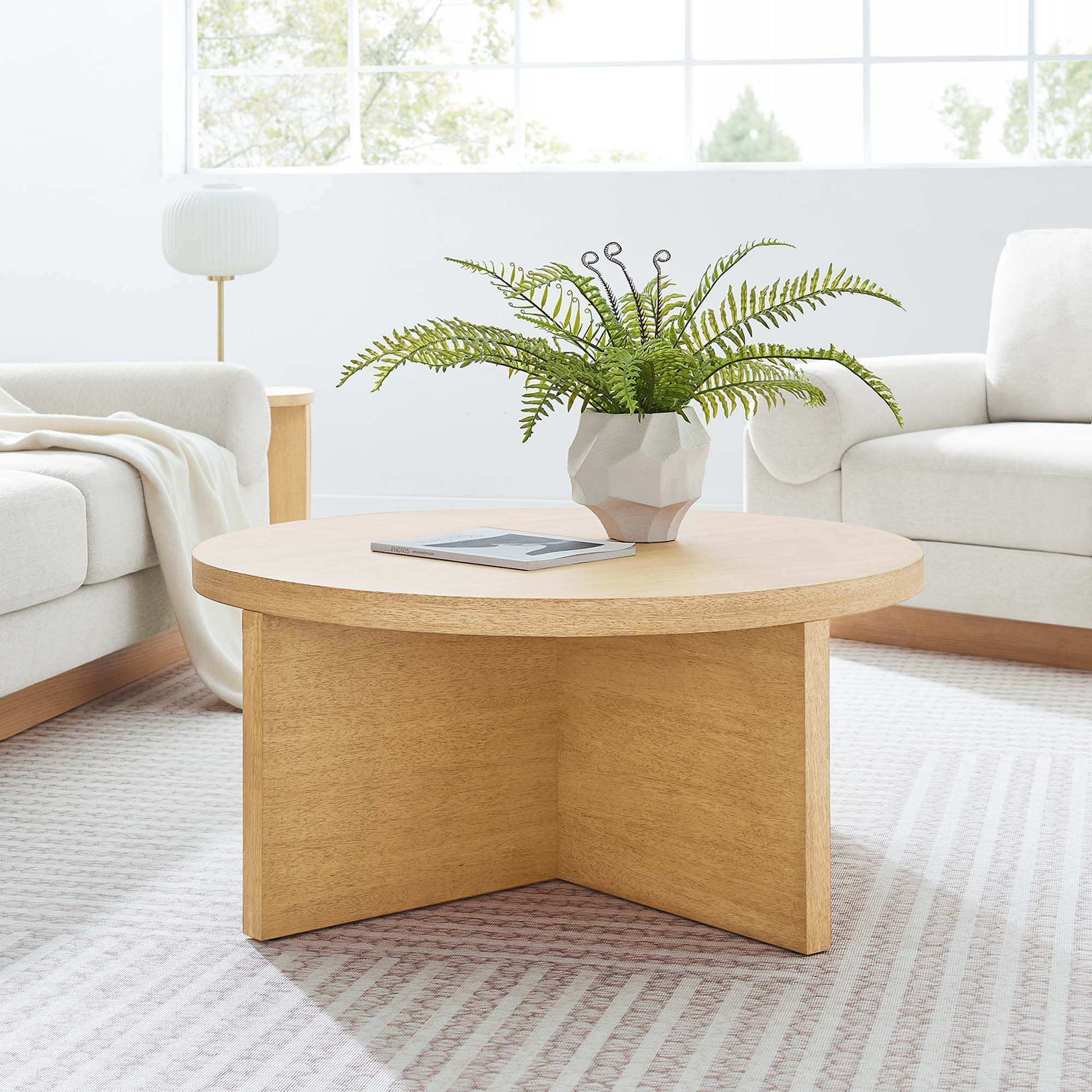 Silas Round Wood Coffee Table by Modway - Best Buy Furniture