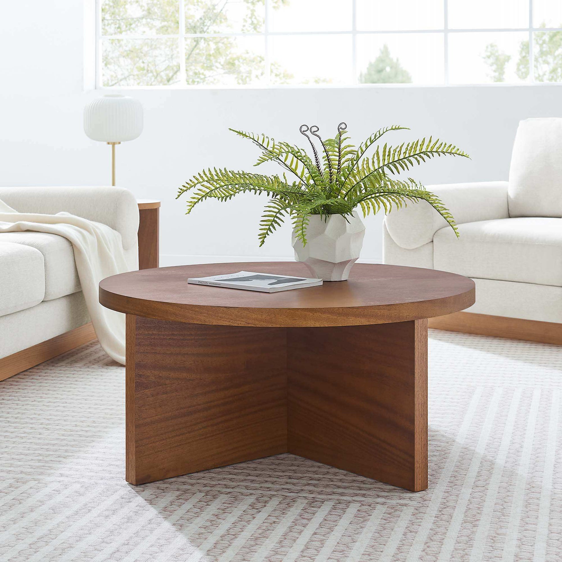Silas Round Wood Coffee Table by Modway - Best Buy Furniture