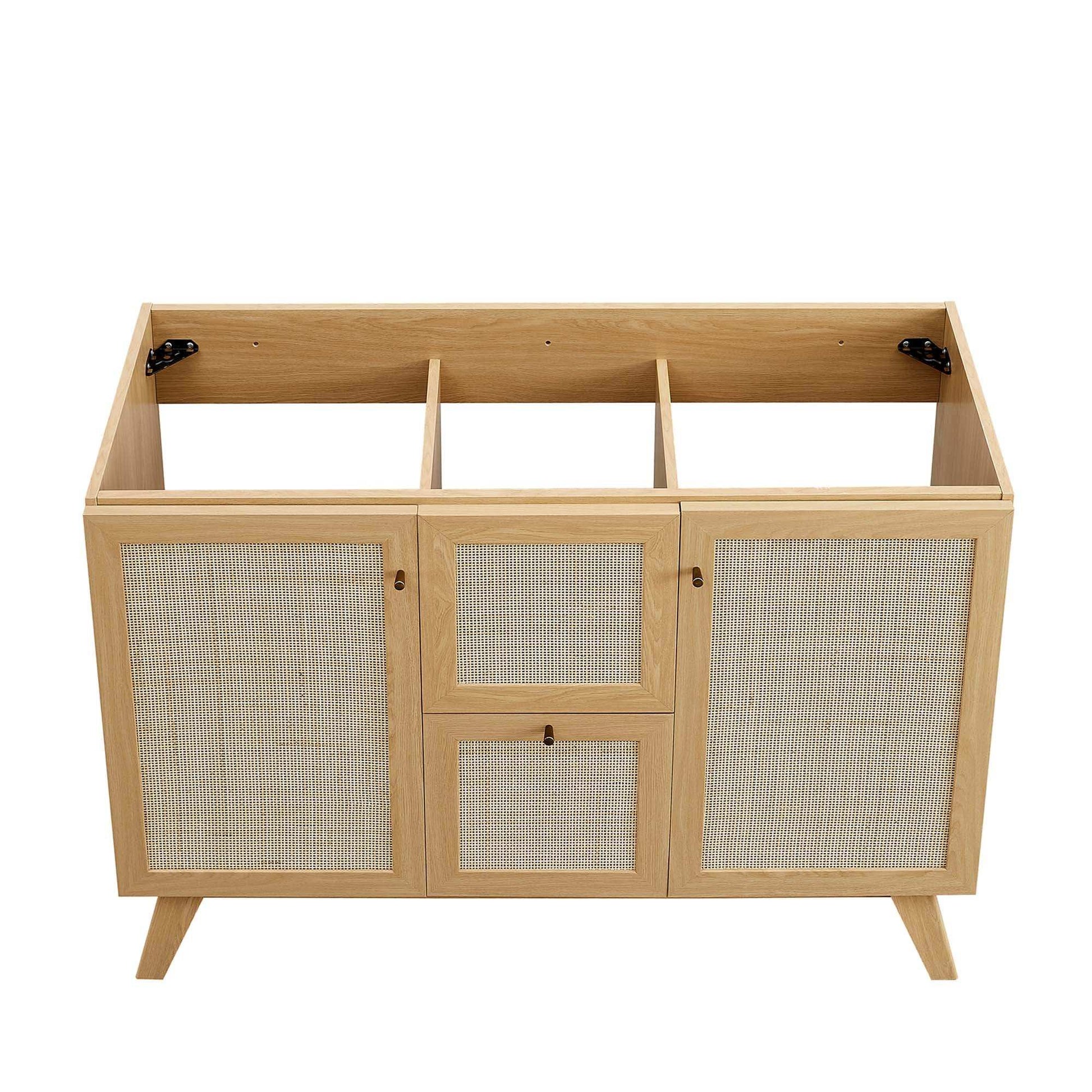 Soma 48� Single or Double Sink Compatible Bathroom Vanity Cabinet (Sink Basin Not Included) by Modway - Best Buy Furniture