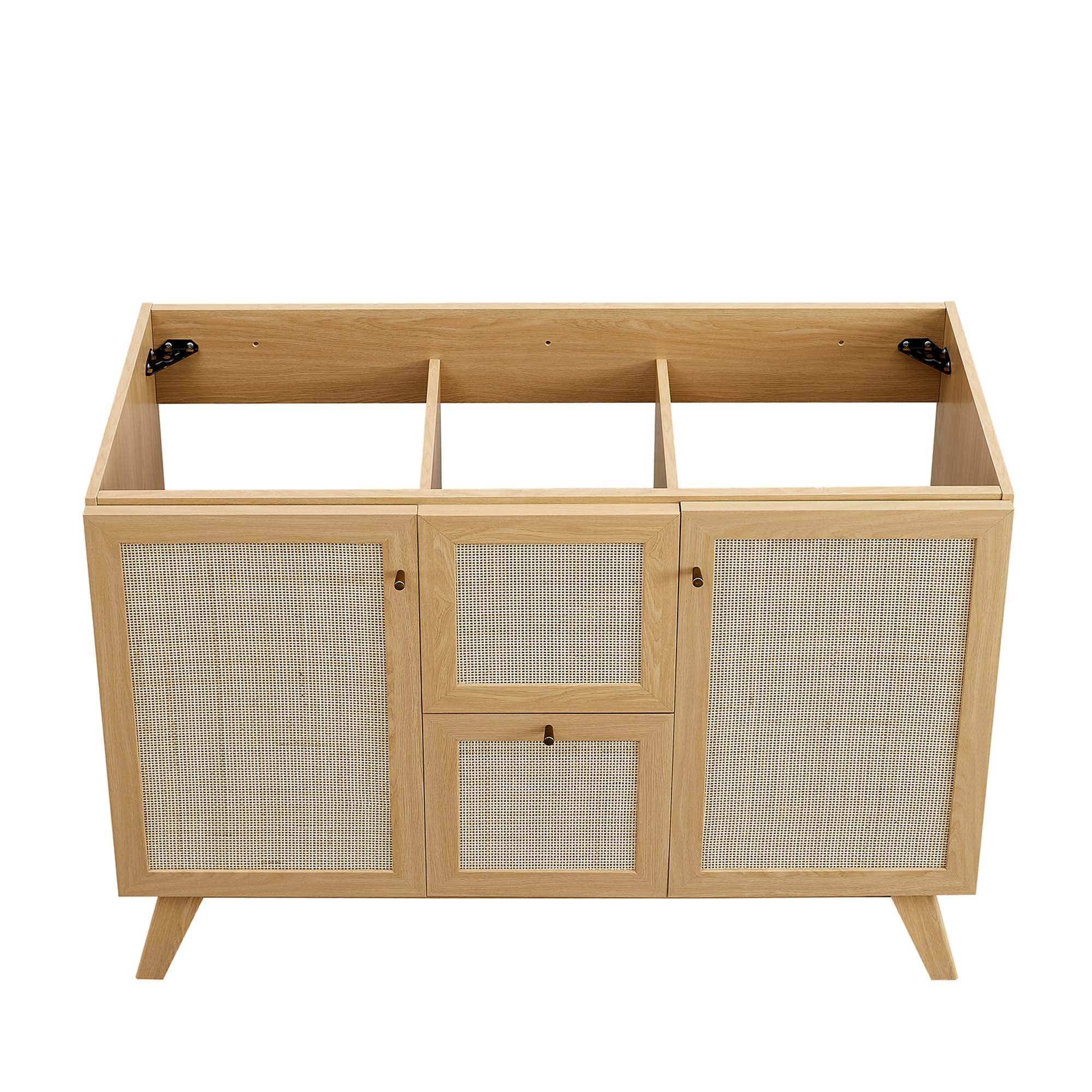 Soma 48� Single or Double Sink Compatible Bathroom Vanity Cabinet (Sink Basin Not Included) by Modway - Best Buy Furniture