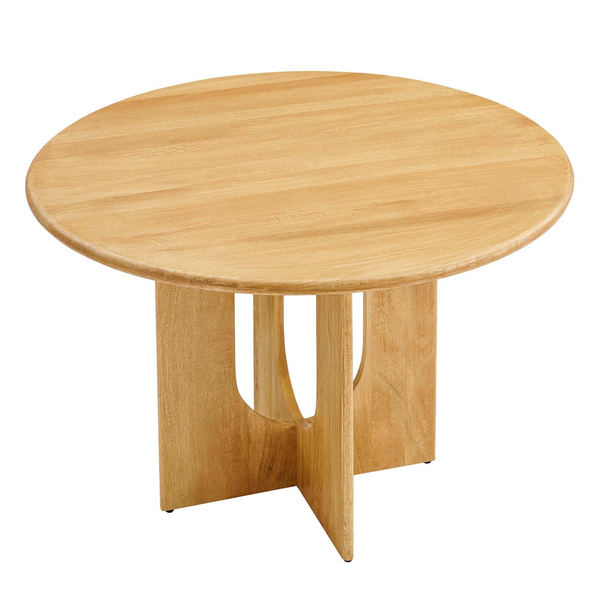 Rivian Round 48" Wood Dining Table by Modway - Best Buy Furniture