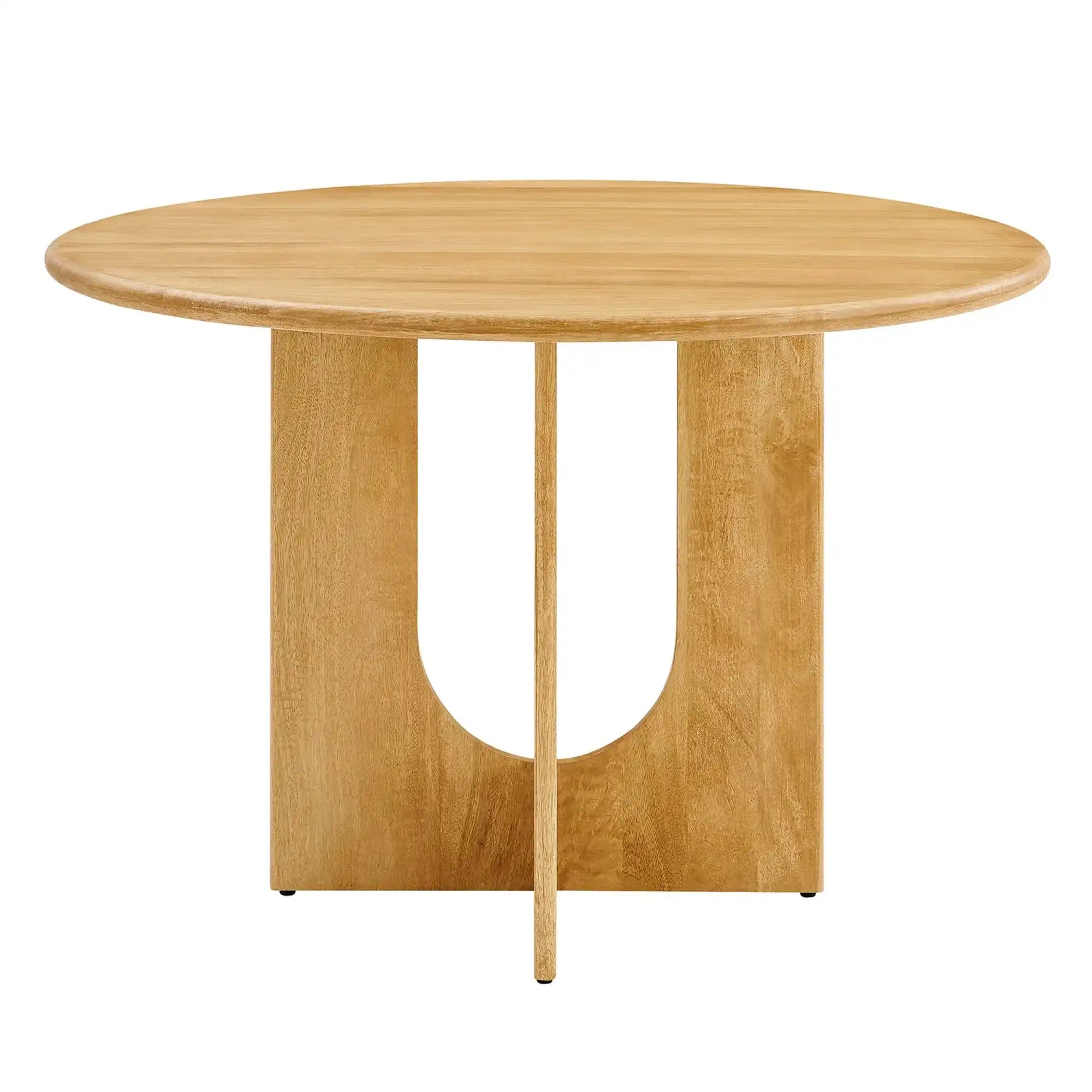 Rivian Round 48" Wood Dining Table by Modway - Best Buy Furniture