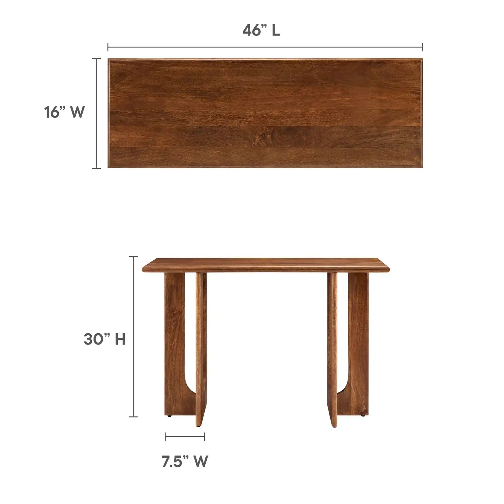 Rivian 46" Console Table by Modway - Best Buy Furniture
