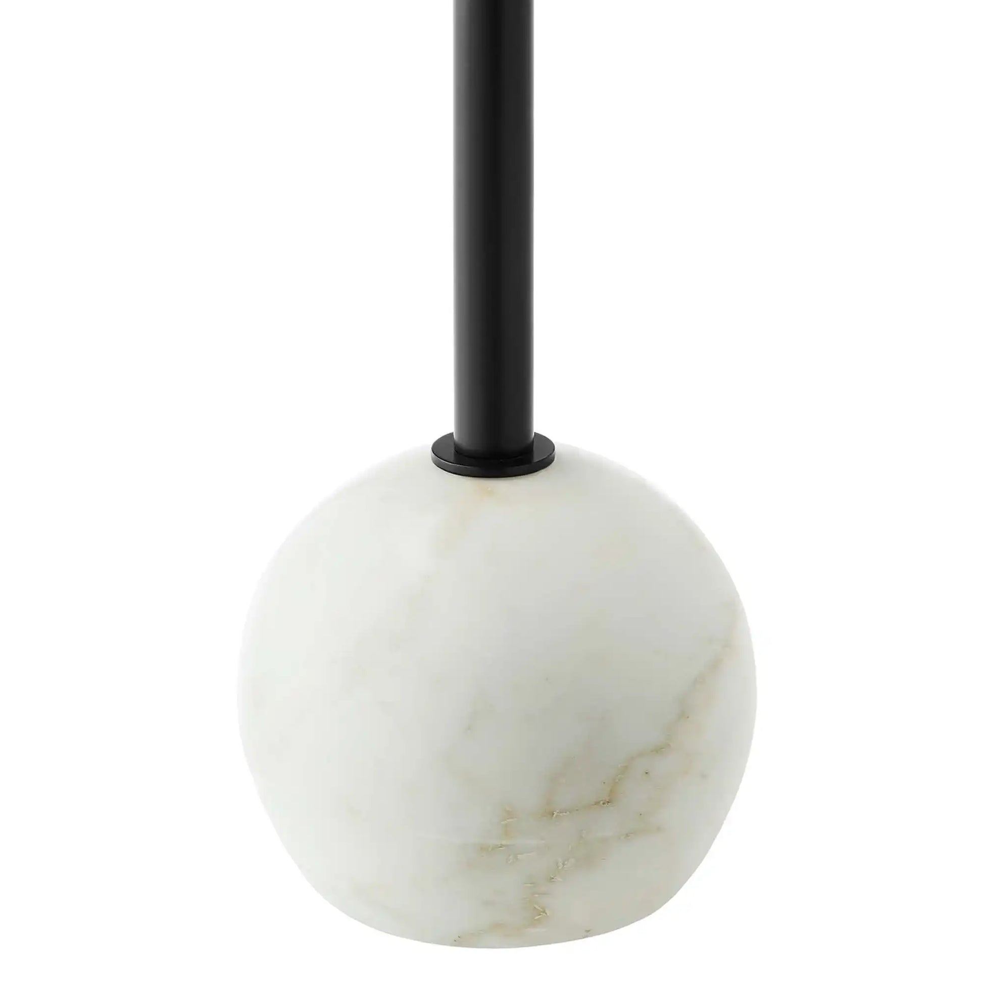 Aliza Round White Marble Side Table by Modway - Best Buy Furniture
