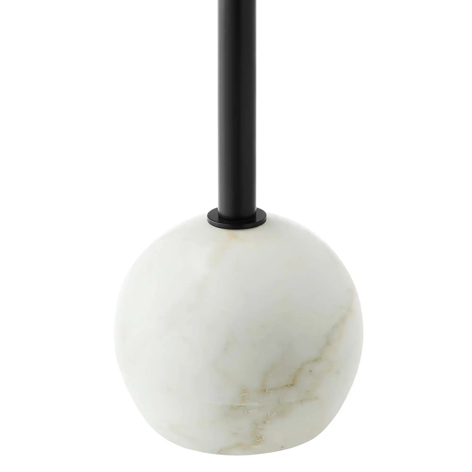 Aliza Round White Marble Side Table by Modway - Best Buy Furniture