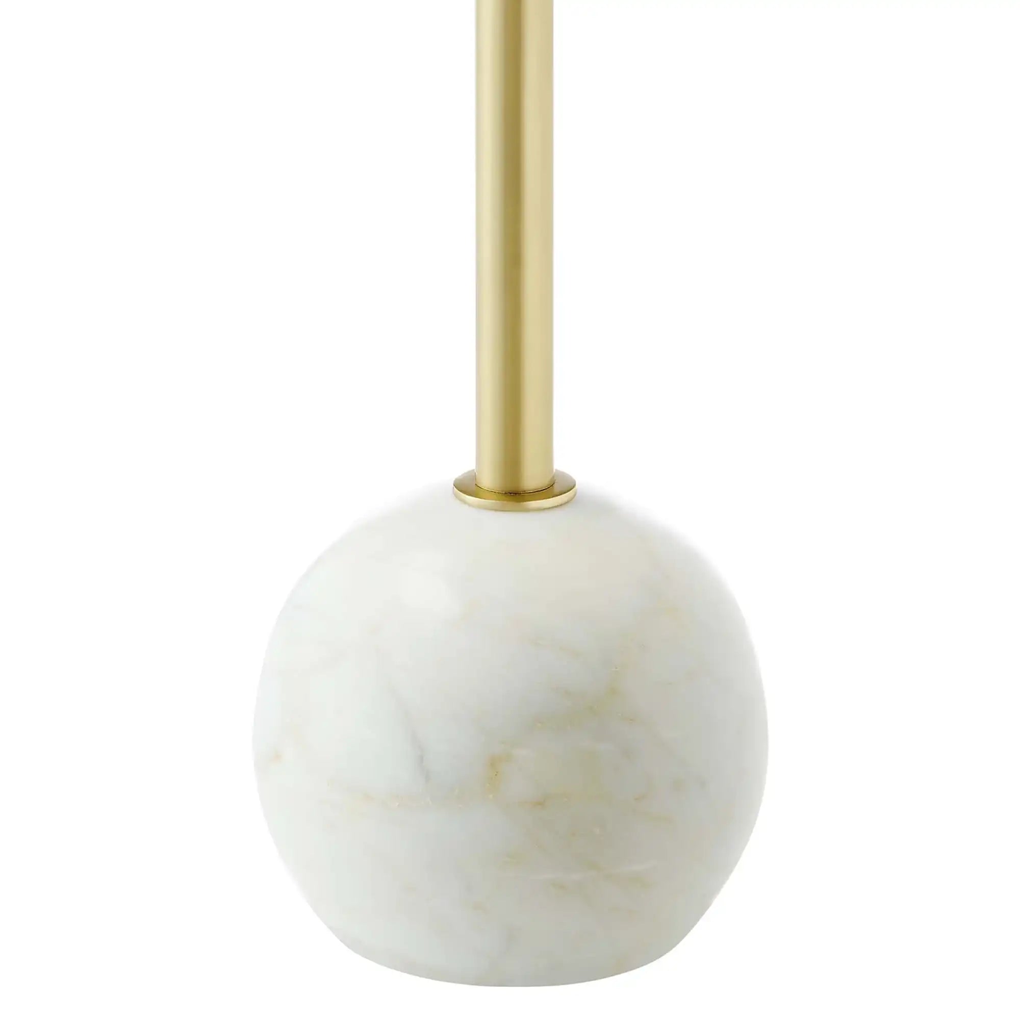 Aliza Round White Marble Side Table by Modway - Best Buy Furniture