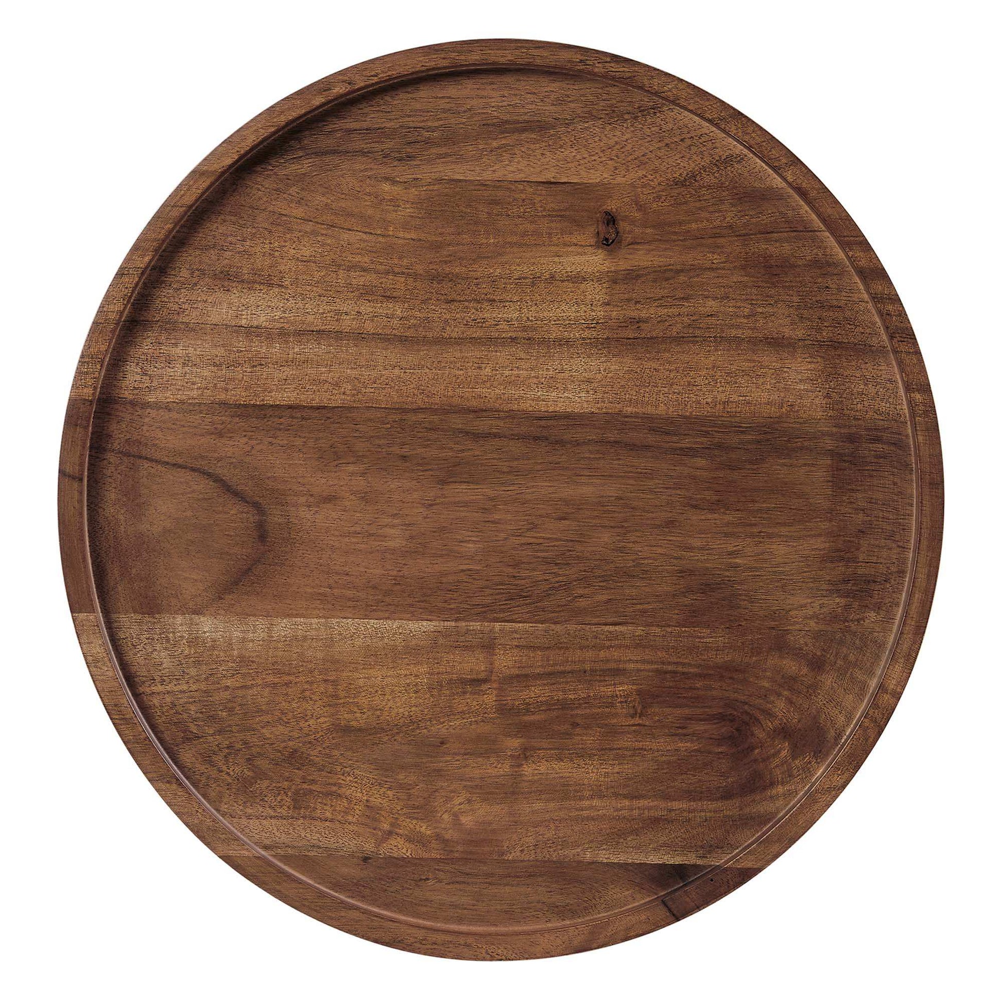 Amina Round Acacia Wood Side Table by Modway - Best Buy Furniture
