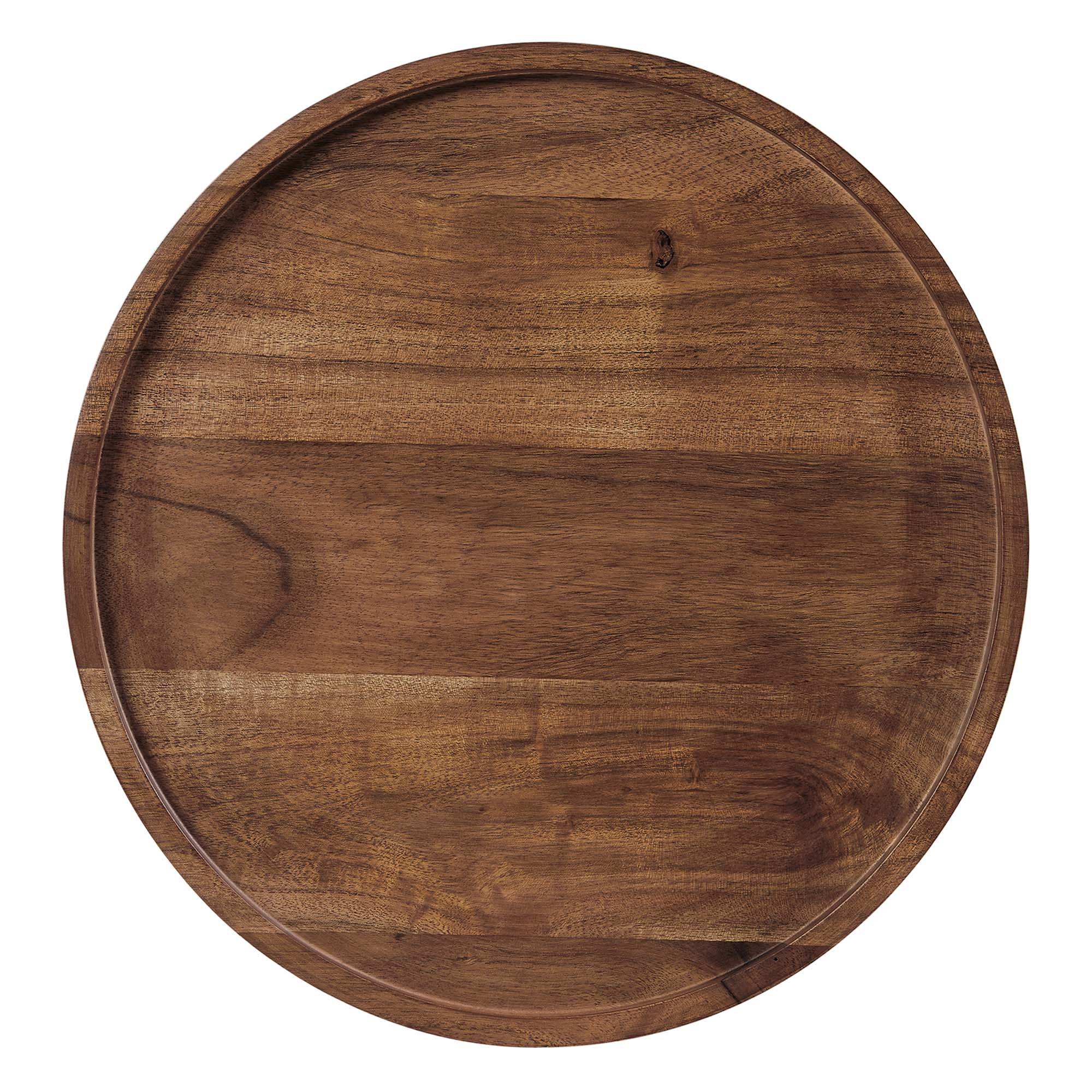 Amina Round Acacia Wood Side Table by Modway - Best Buy Furniture