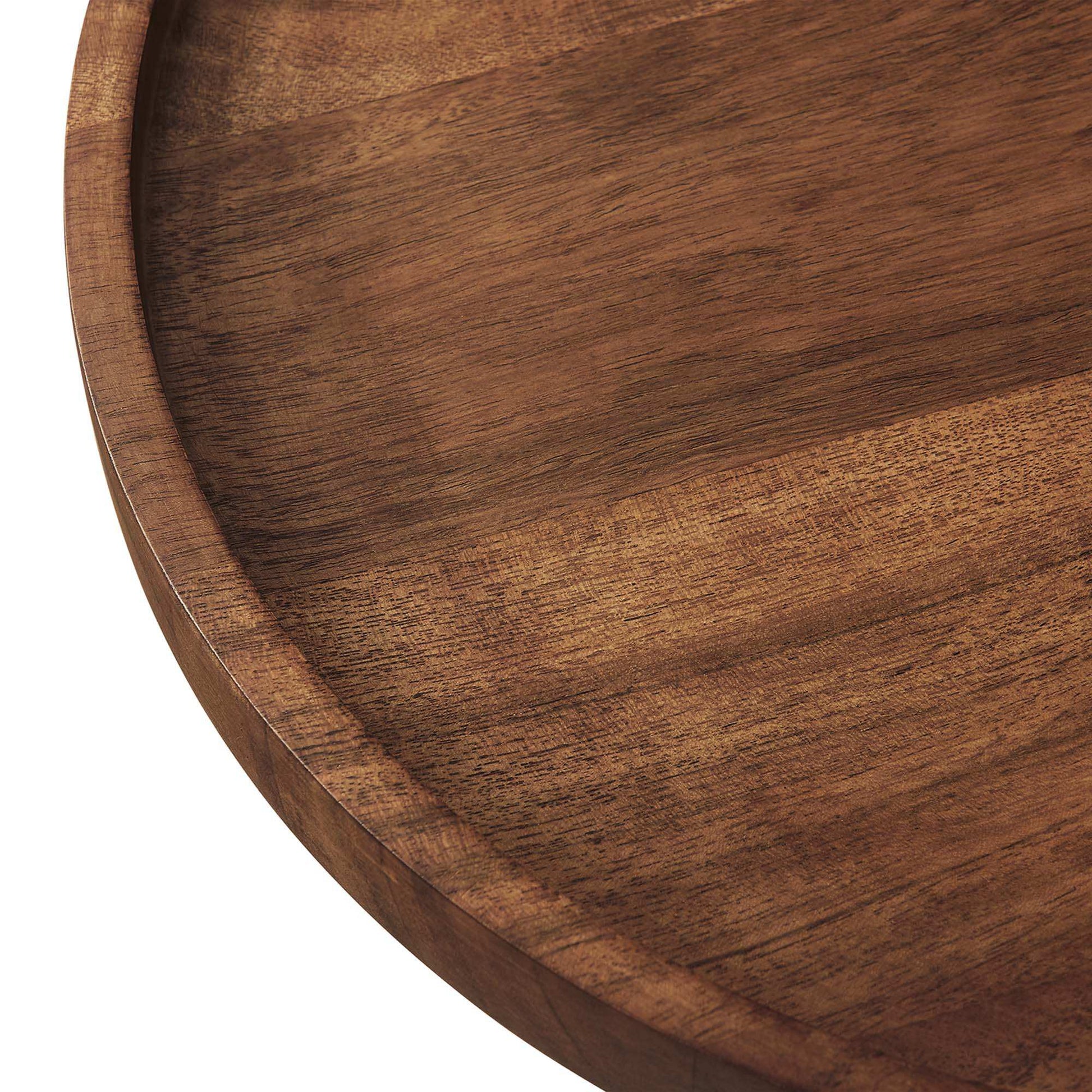 Amina Round Acacia Wood Side Table by Modway - Best Buy Furniture