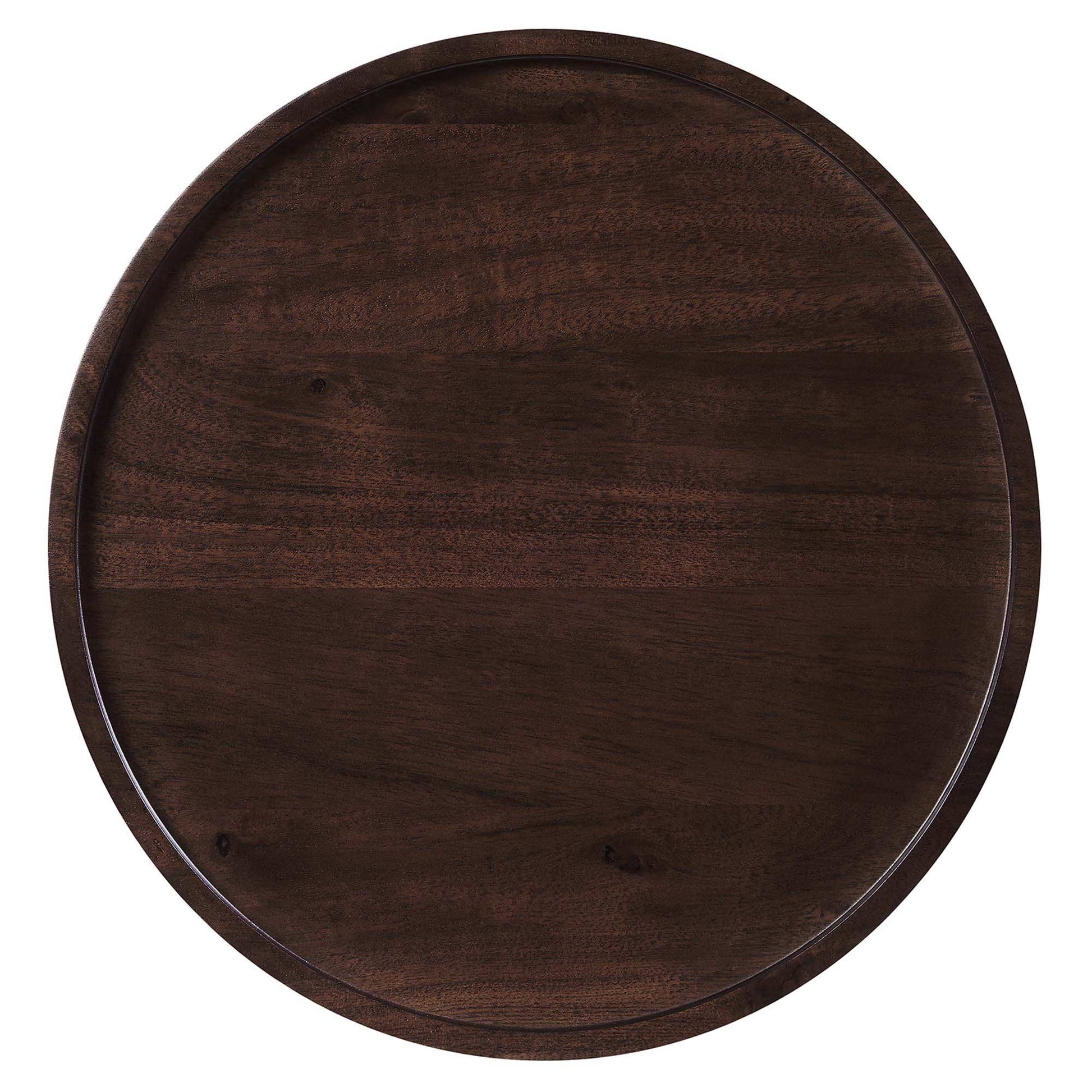 Amina Round Acacia Wood Side Table by Modway - Best Buy Furniture