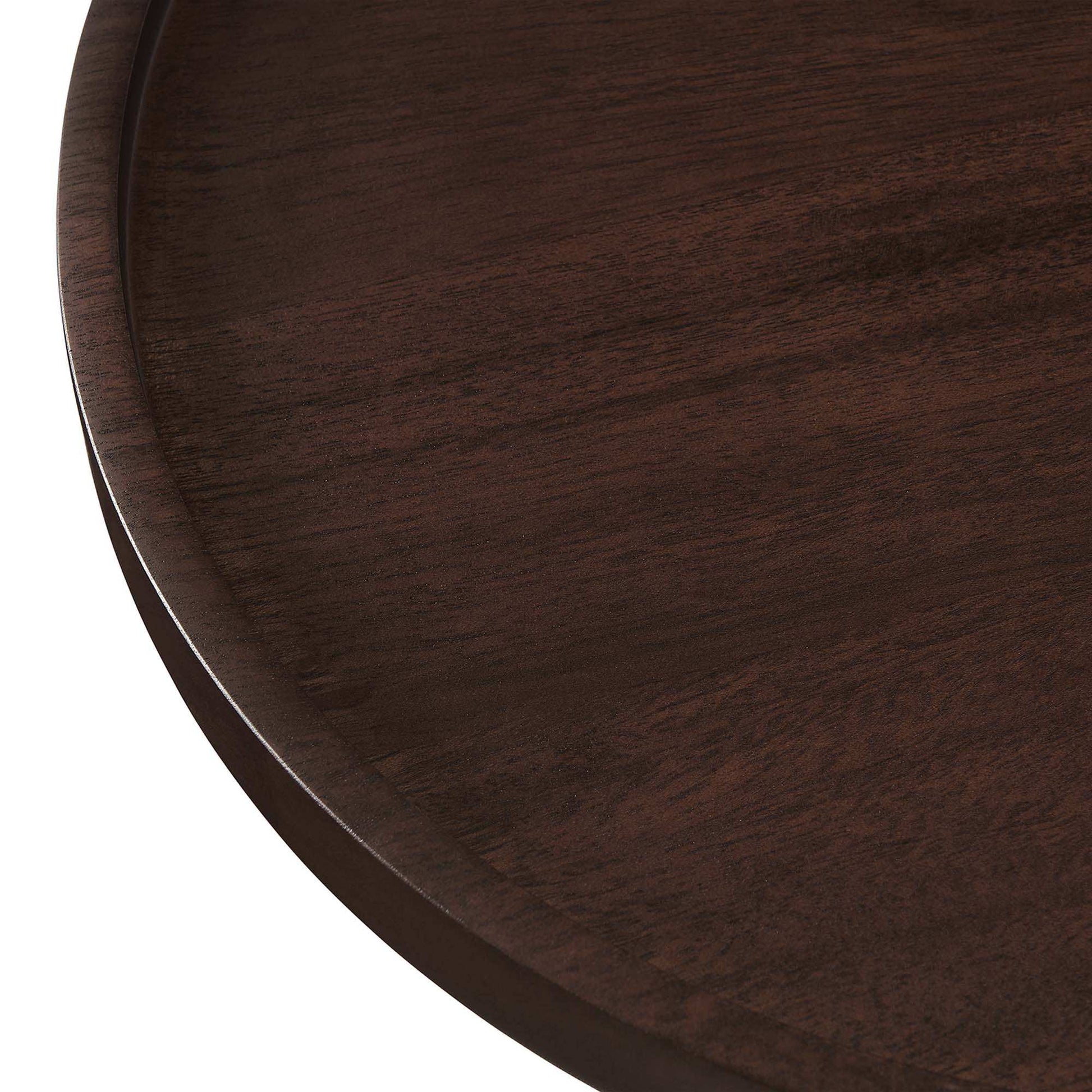 Amina Round Acacia Wood Side Table by Modway - Best Buy Furniture