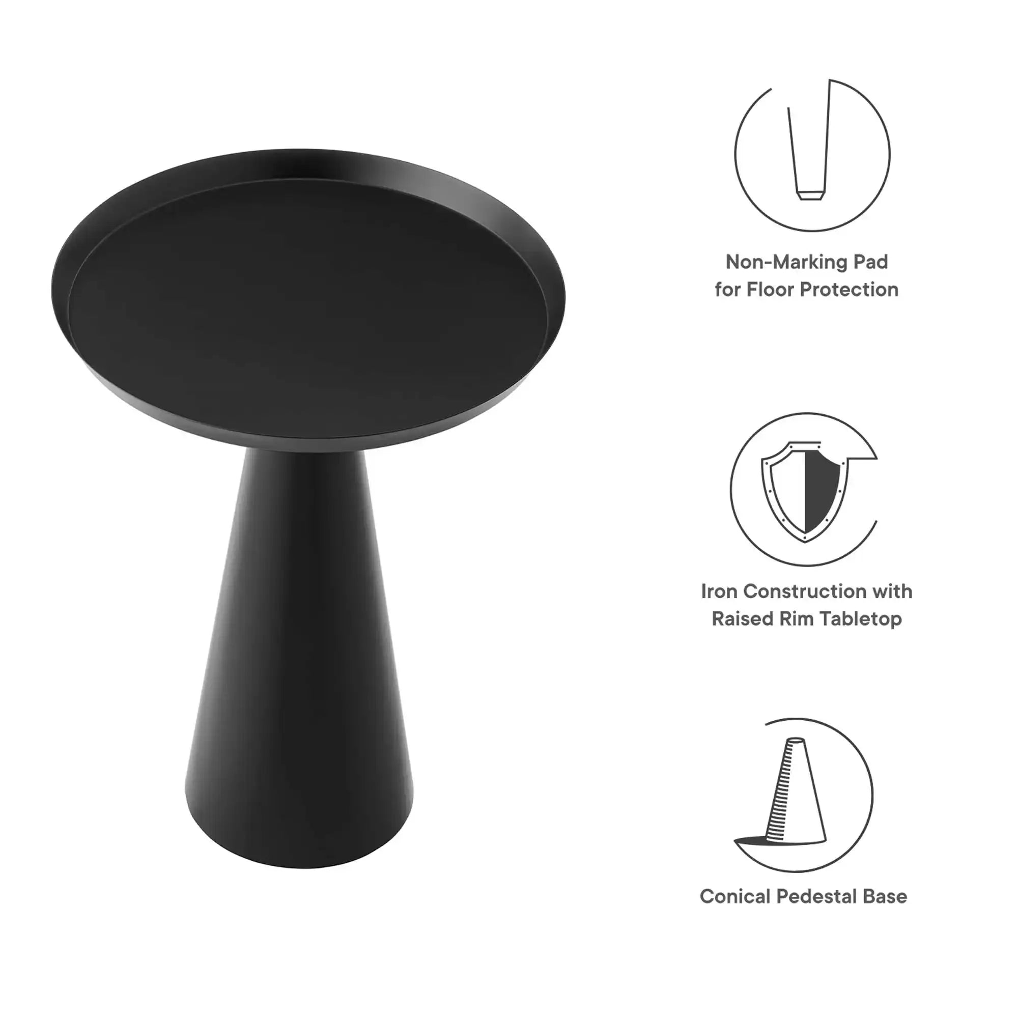 Maren Round Side Table by Modway - Best Buy Furniture
