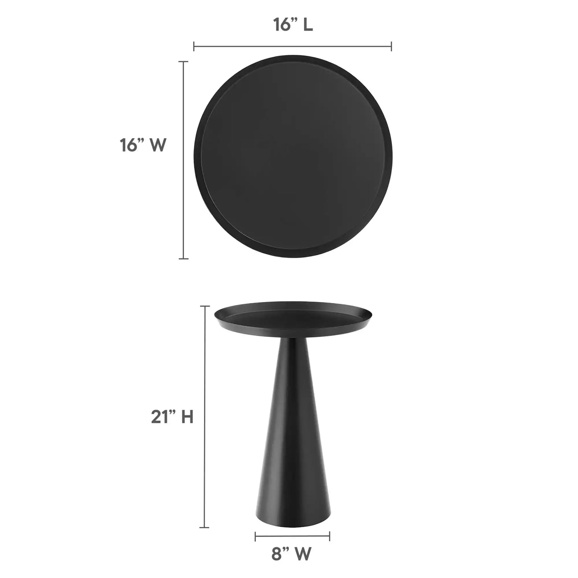 Maren Round Side Table by Modway - Best Buy Furniture