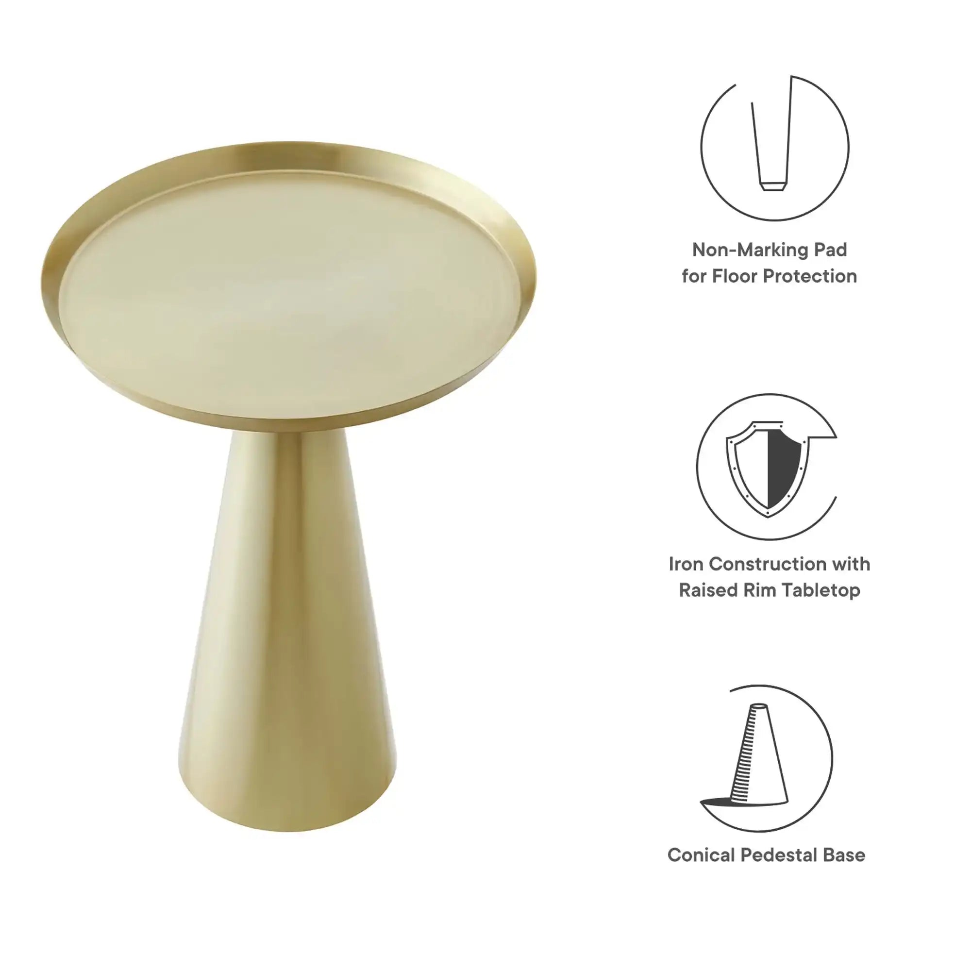 Maren Round Side Table by Modway - Best Buy Furniture