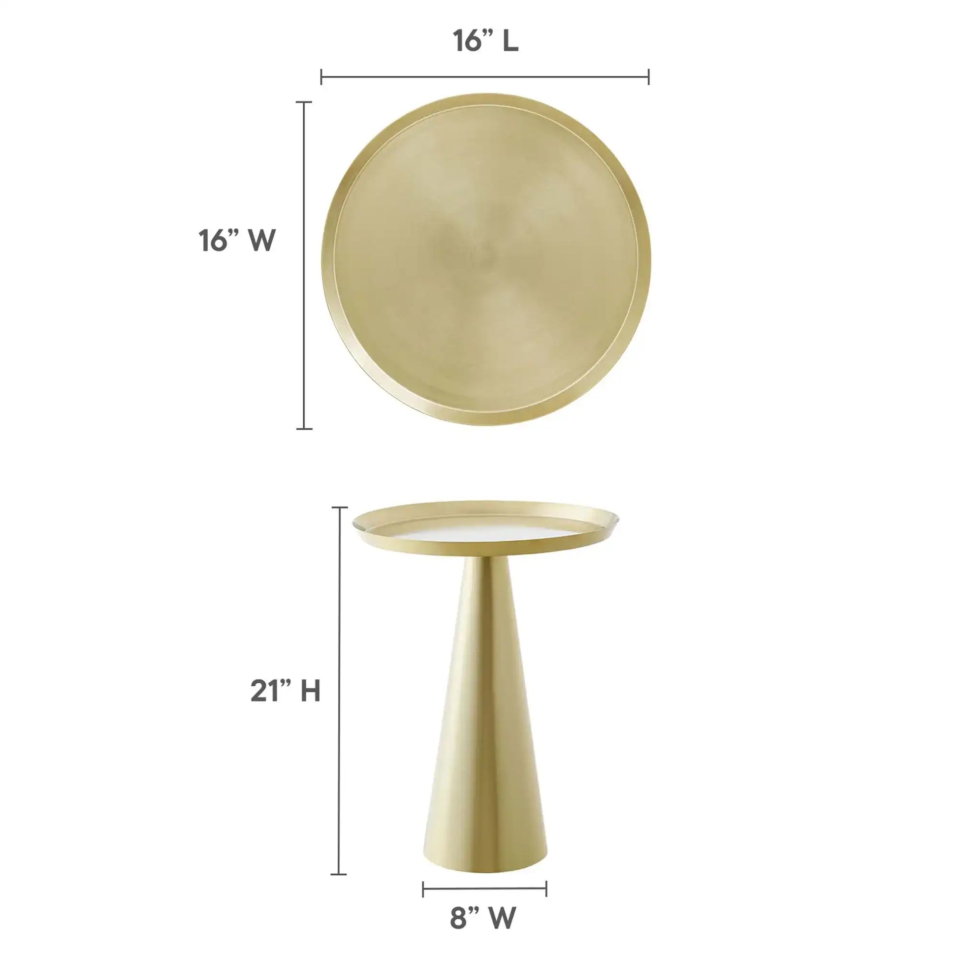 Maren Round Side Table by Modway - Best Buy Furniture