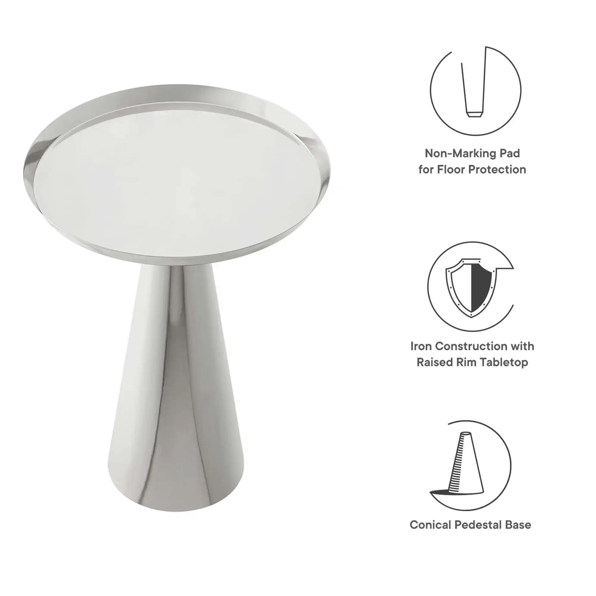 Maren Round Side Table by Modway - Best Buy Furniture