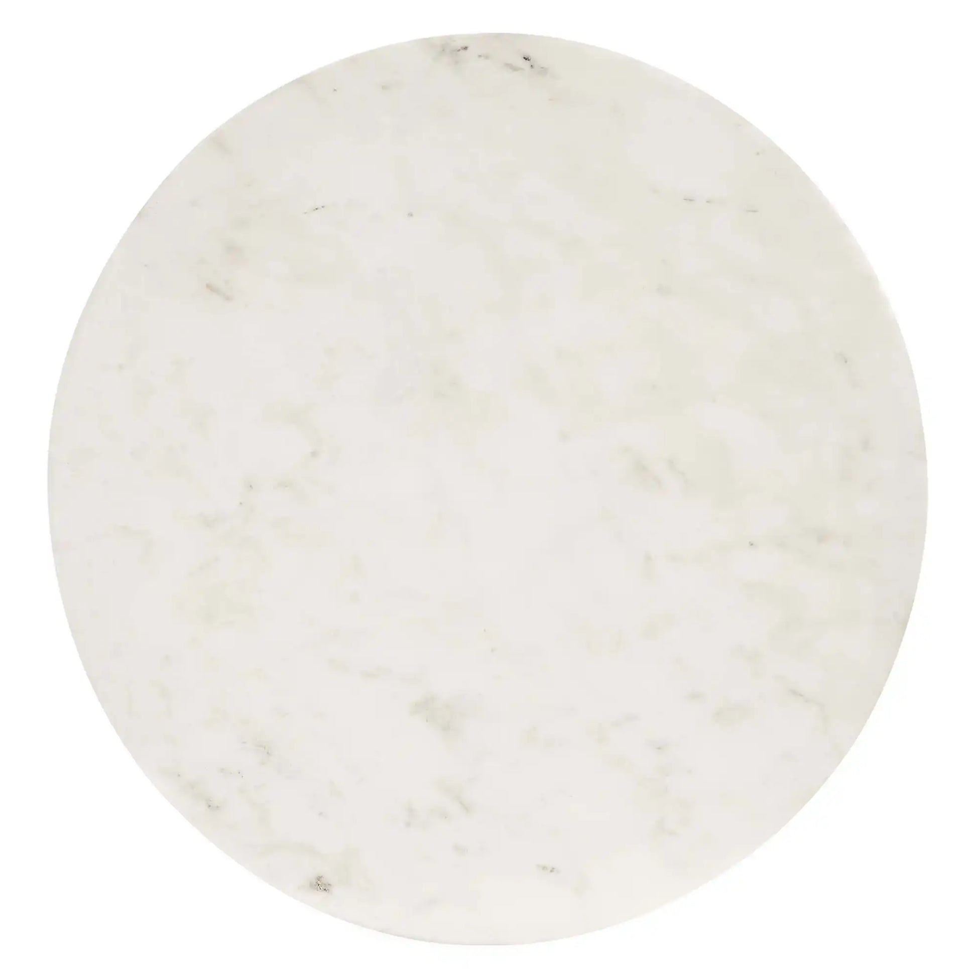 Viva Round White Marble Side Table by Modway - Best Buy Furniture