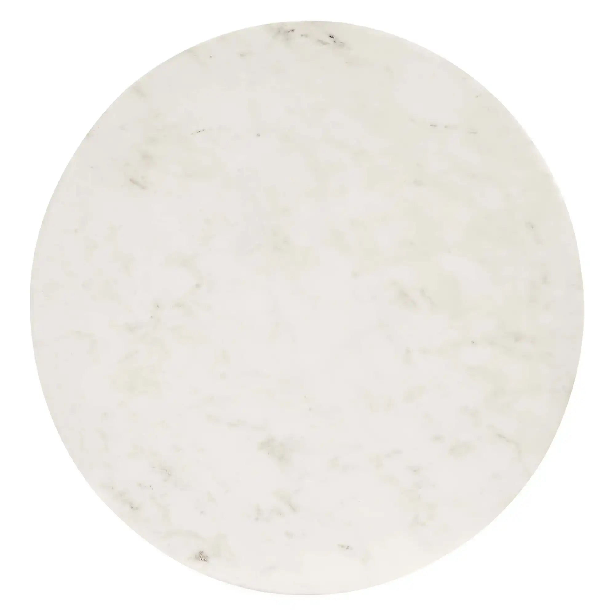 Viva Round White Marble Side Table by Modway - Best Buy Furniture