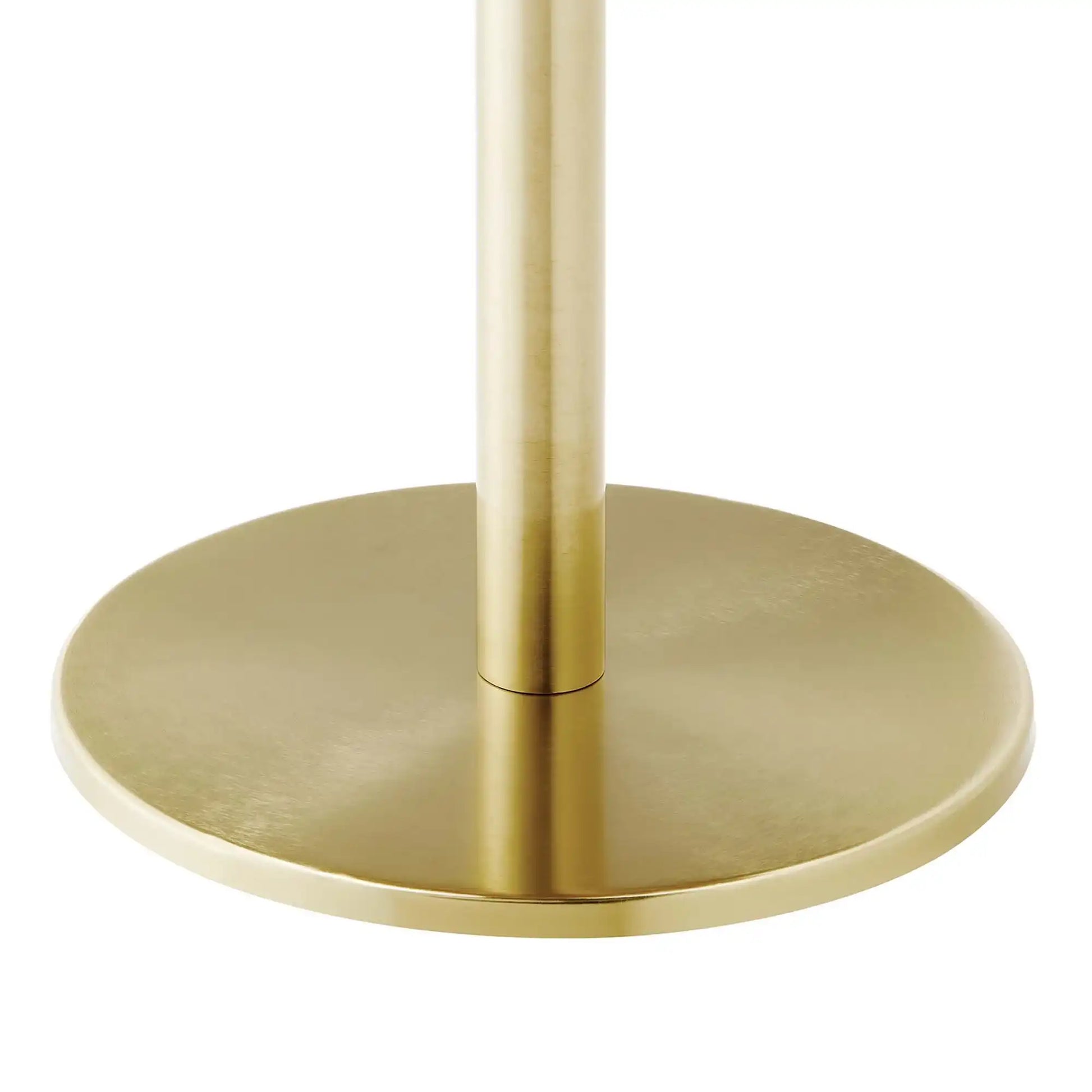 Viva Round White Marble Side Table by Modway - Best Buy Furniture