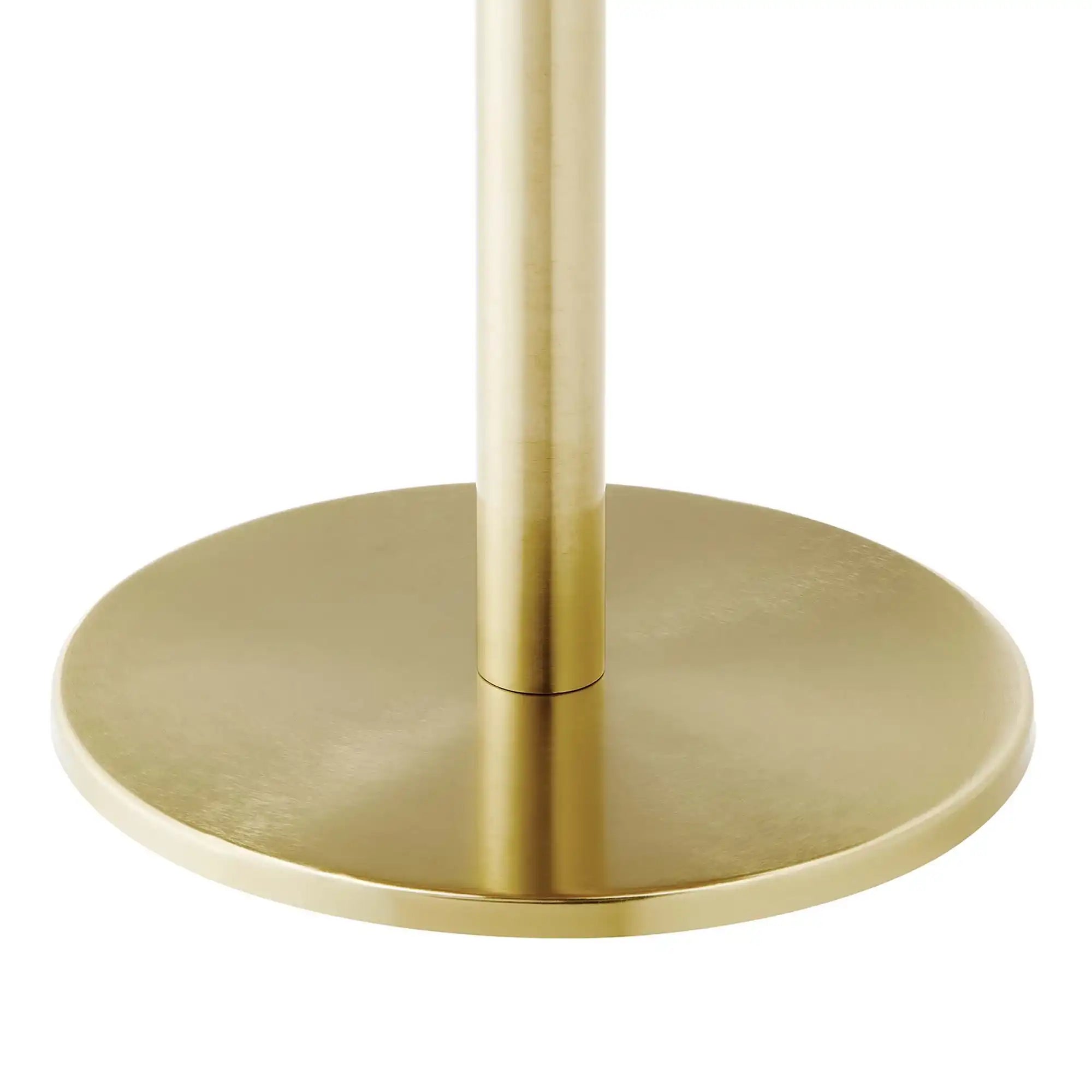 Viva Round White Marble Side Table by Modway - Best Buy Furniture