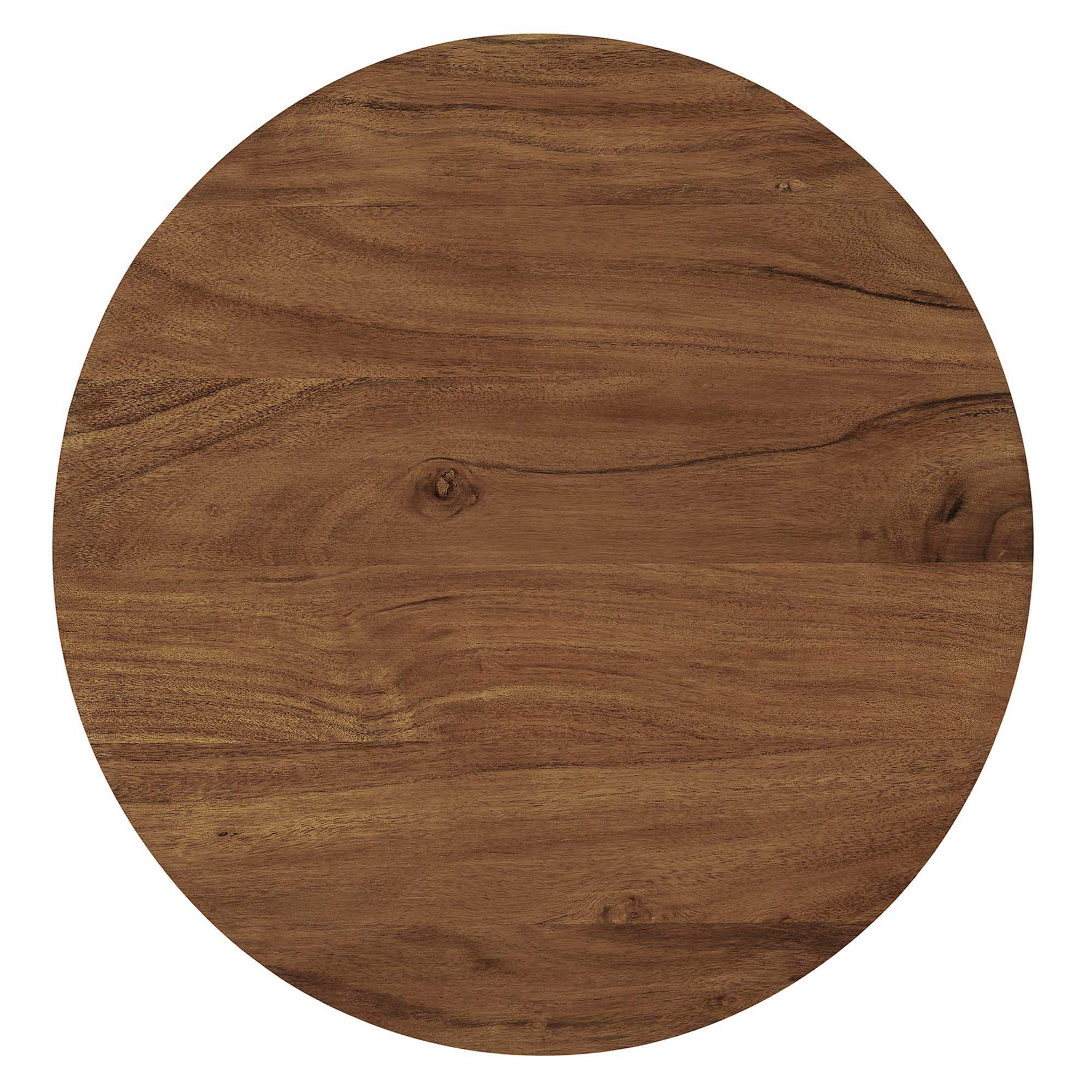 Viva Round Acacia Wood Side Table by Modway - Best Buy Furniture