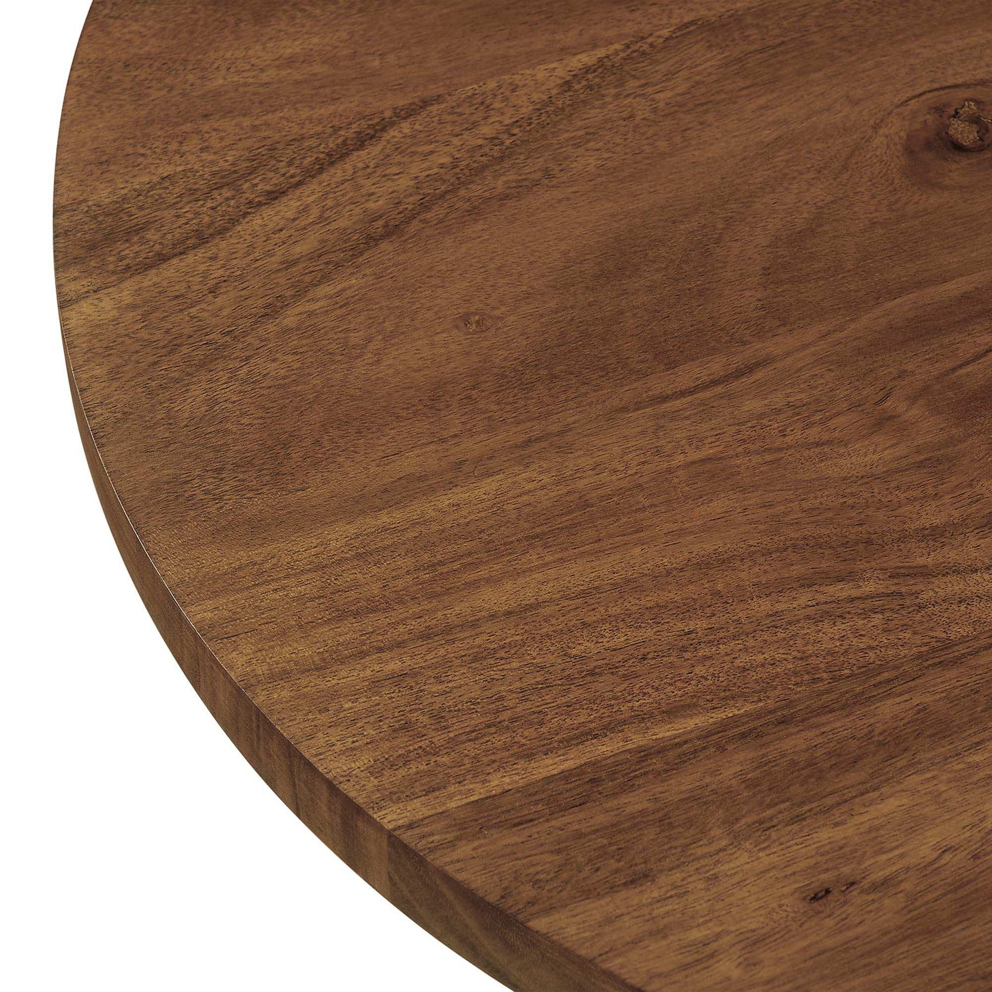 Viva Round Acacia Wood Side Table by Modway - Best Buy Furniture