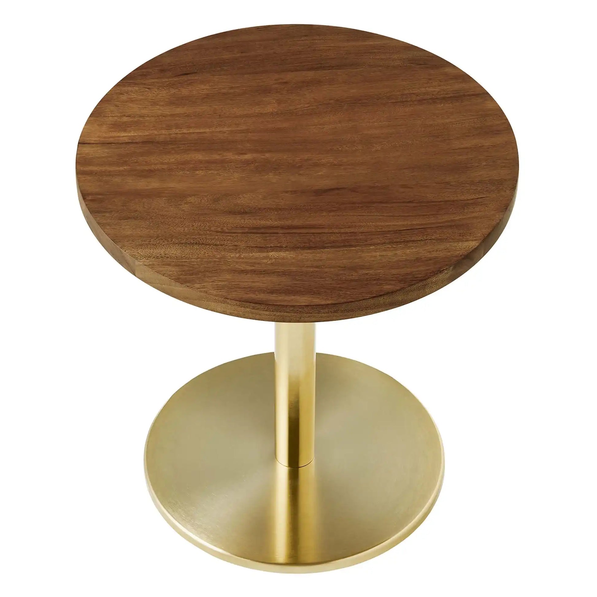 Viva Round Acacia Wood Side Table by Modway - Best Buy Furniture