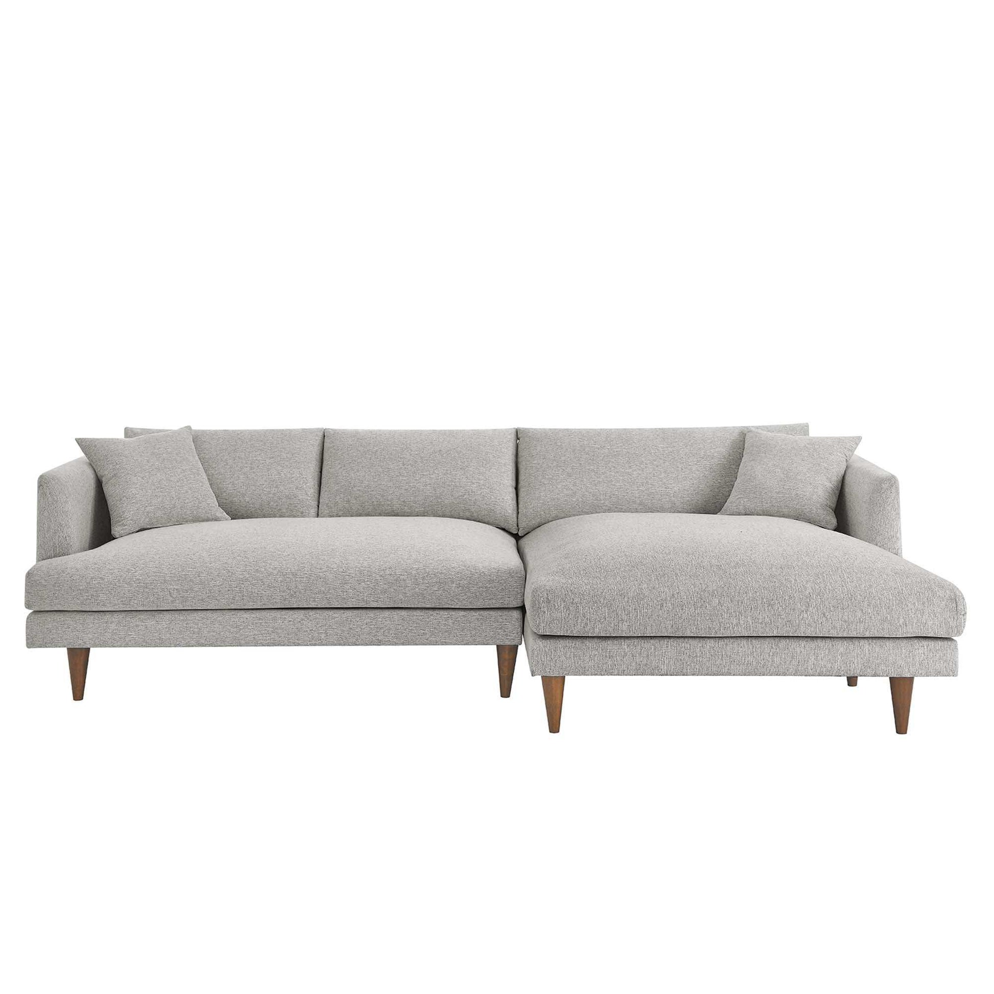 Zoya Right-Facing Down Filled Overstuffed Sectional Sofa by Modway - Best Buy Furniture
