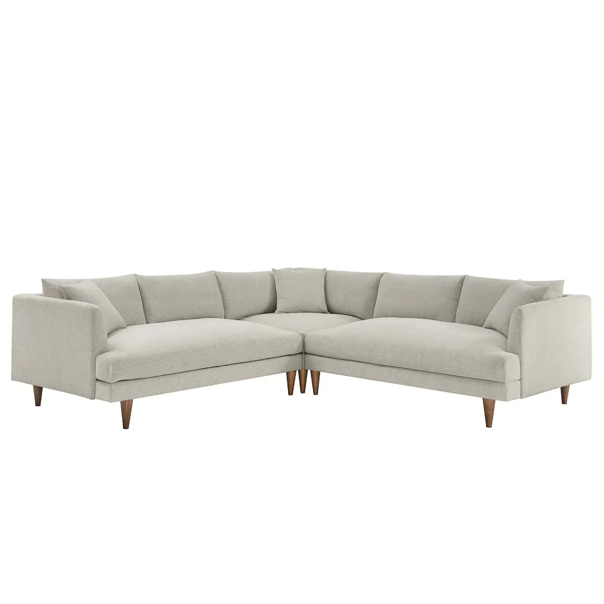 Zoya 3 Piece Down Filled Overstuffed Sectional Sofa by Modway - Best Buy Furniture