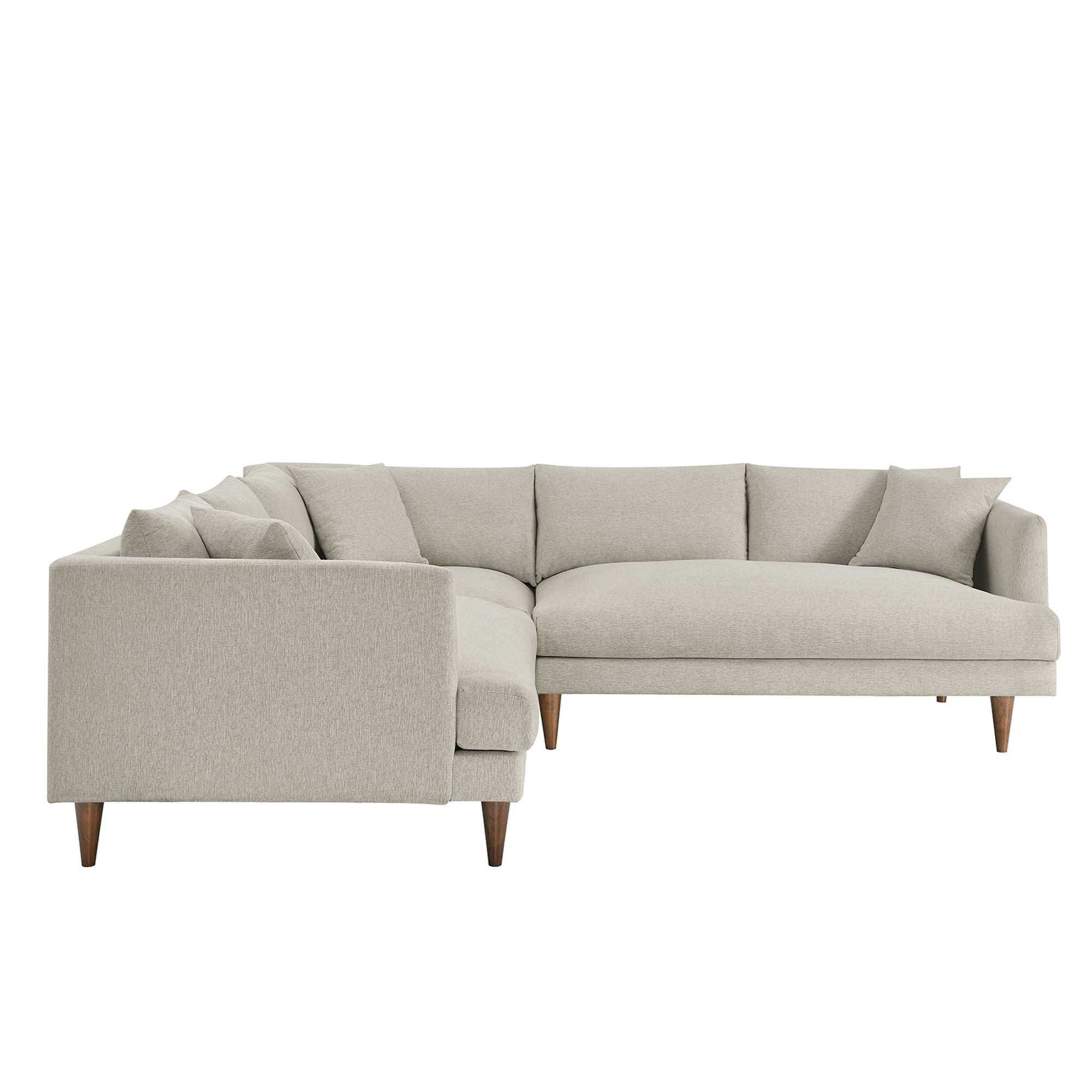 Zoya 3 Piece Down Filled Overstuffed Sectional Sofa by Modway - Best Buy Furniture