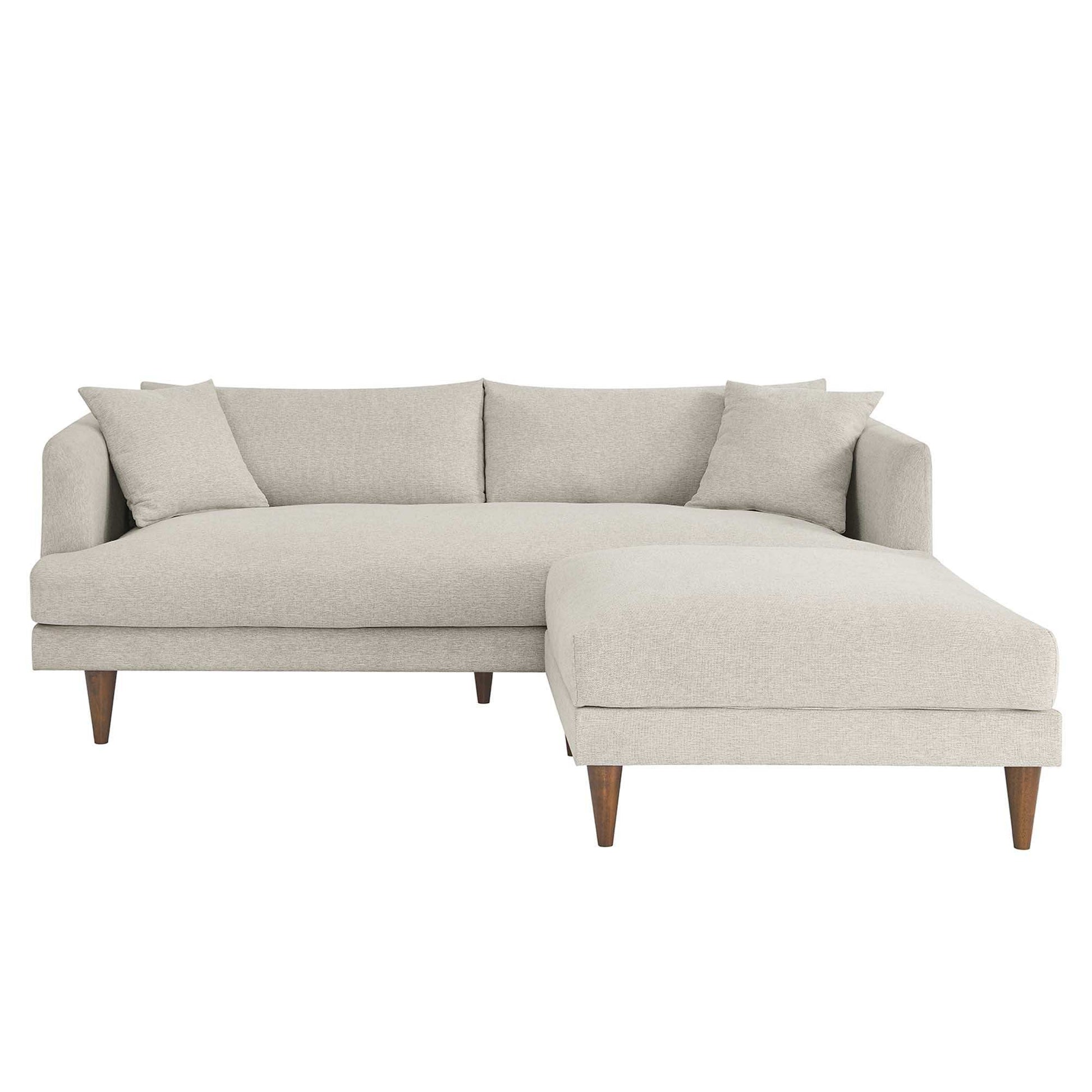 Zoya Down Filled Overstuffed Sofa and Ottoman Set by Modway - Best Buy Furniture