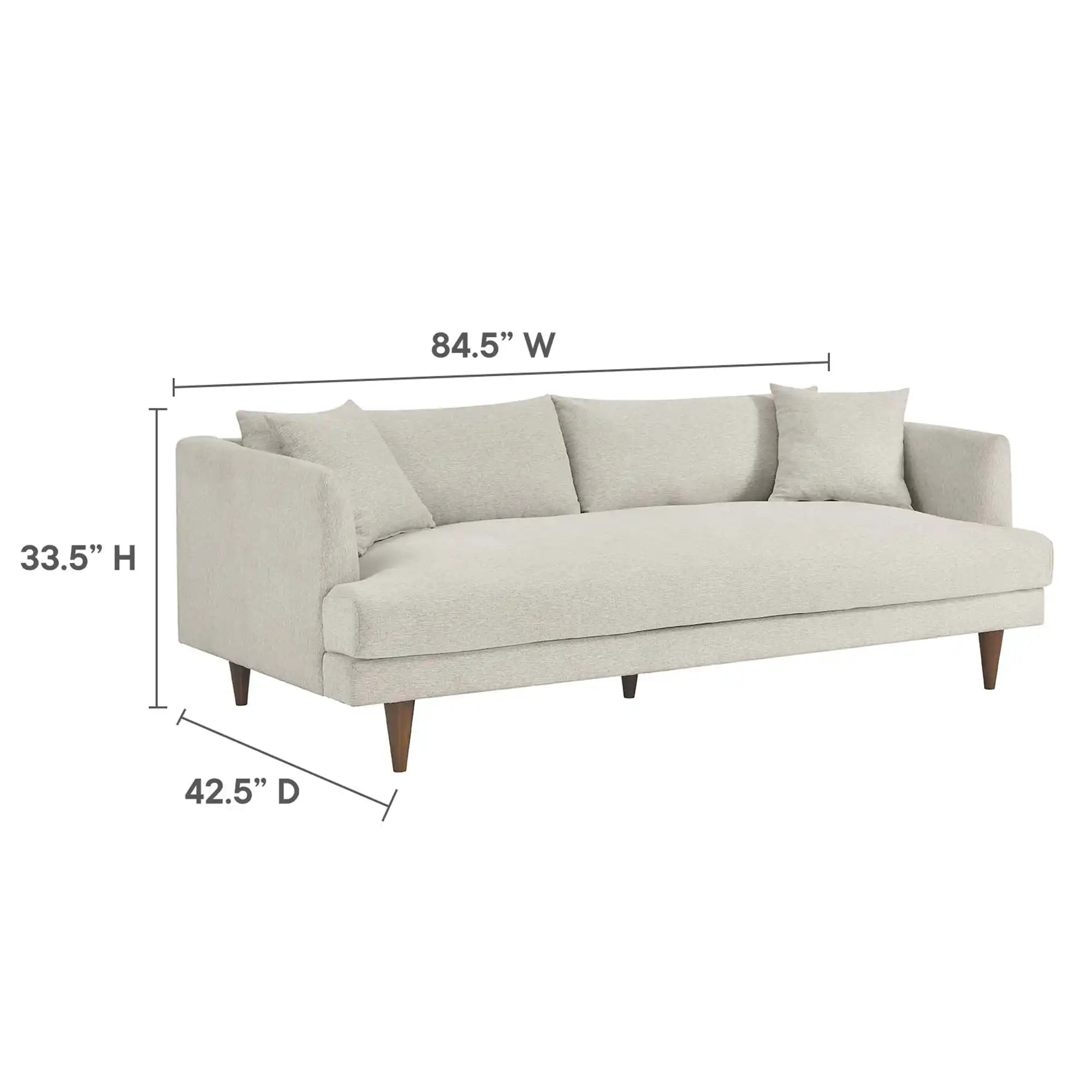 Zoya Down Filled Overstuffed Sofa and Ottoman Set by Modway - Best Buy Furniture