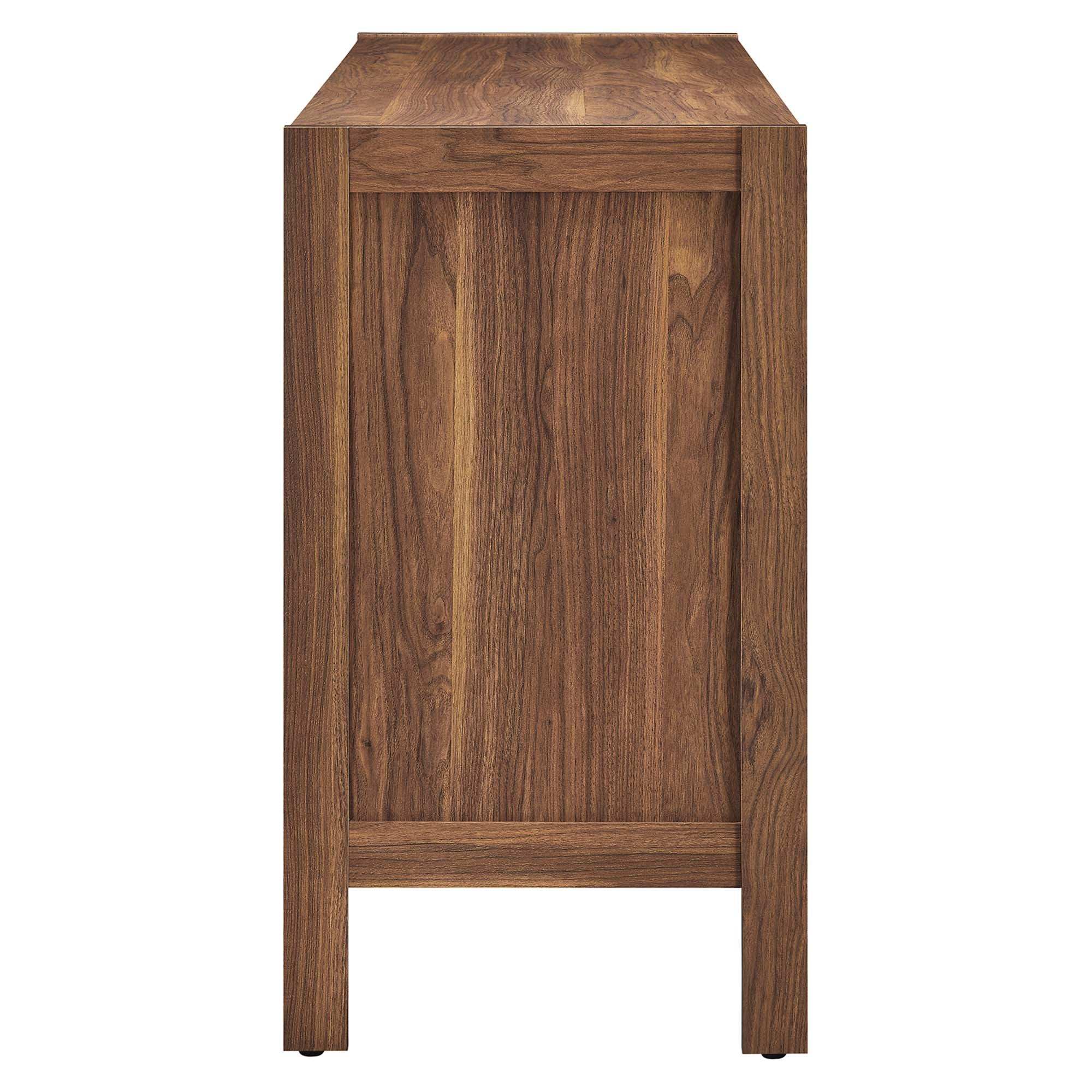 Capri 65" Wood Grain Sideboard Storage Cabinet by Modway - Best Buy Furniture