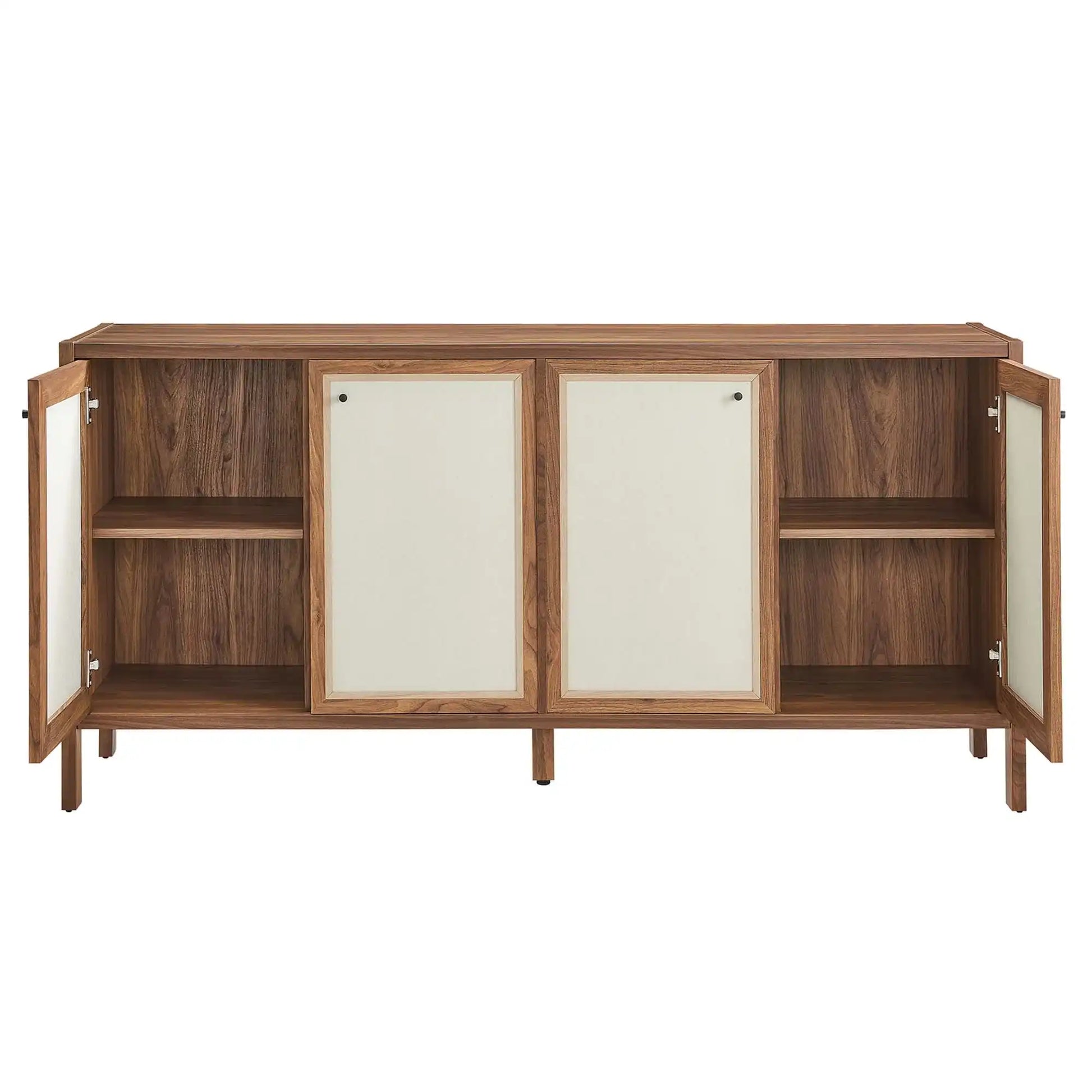 Capri 65" Wood Grain Sideboard Storage Cabinet by Modway - Best Buy Furniture